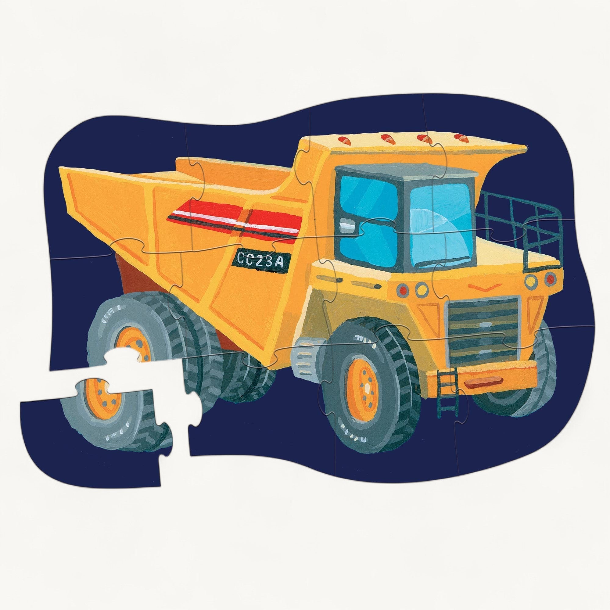 12 - Piece Mini Puzzle: Construction – Crocodile Creek - Haliburtons & Co.