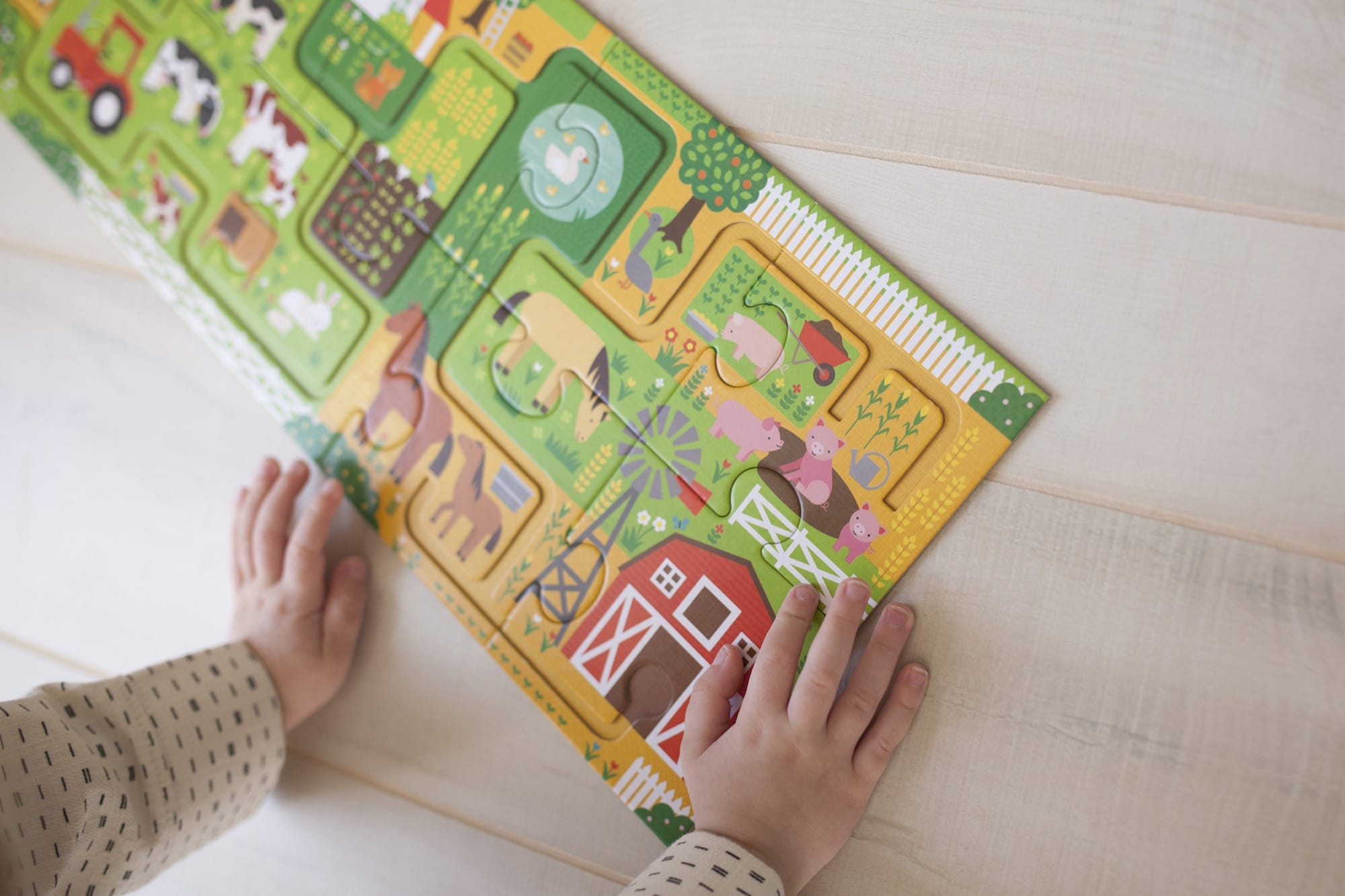 At the Farm Follow + Spot Puzzle - Haliburtons & Co.