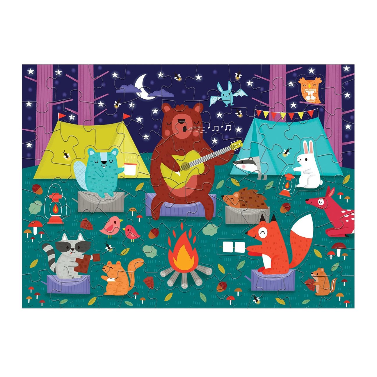 Campfire Friends Scratch and Sniff Puzzle - Haliburtons & Co.