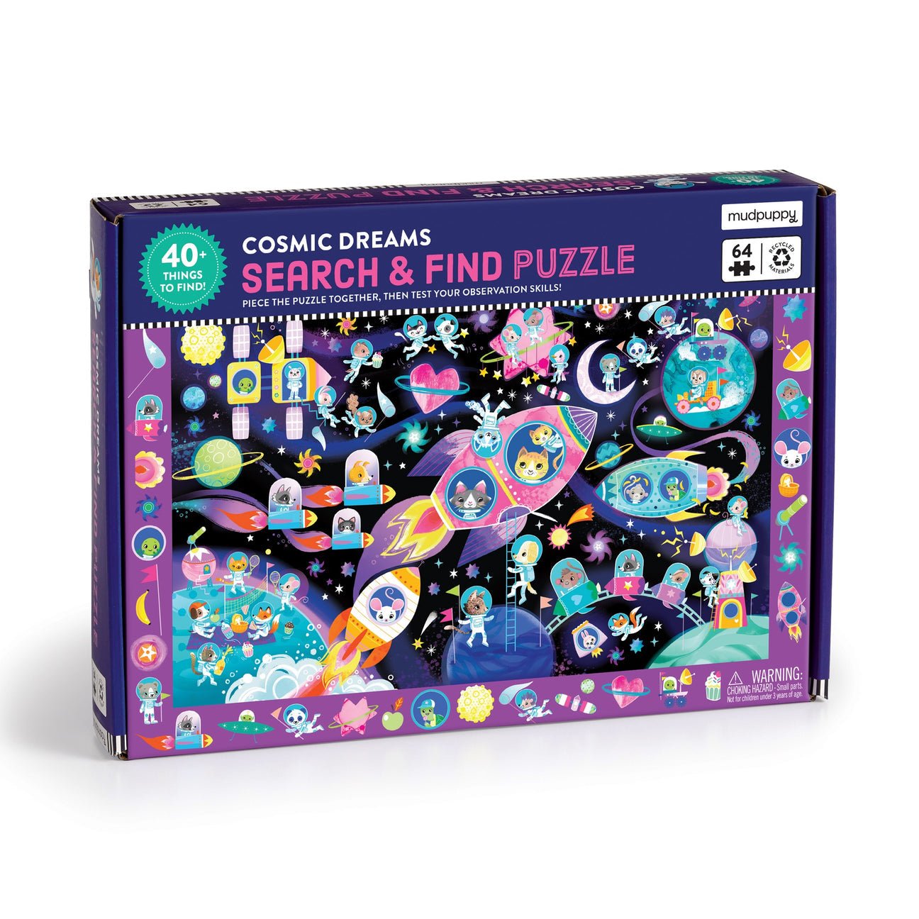 Cosmic Dreams 64 Piece Search & Find Puzzle - Haliburtons & Co.