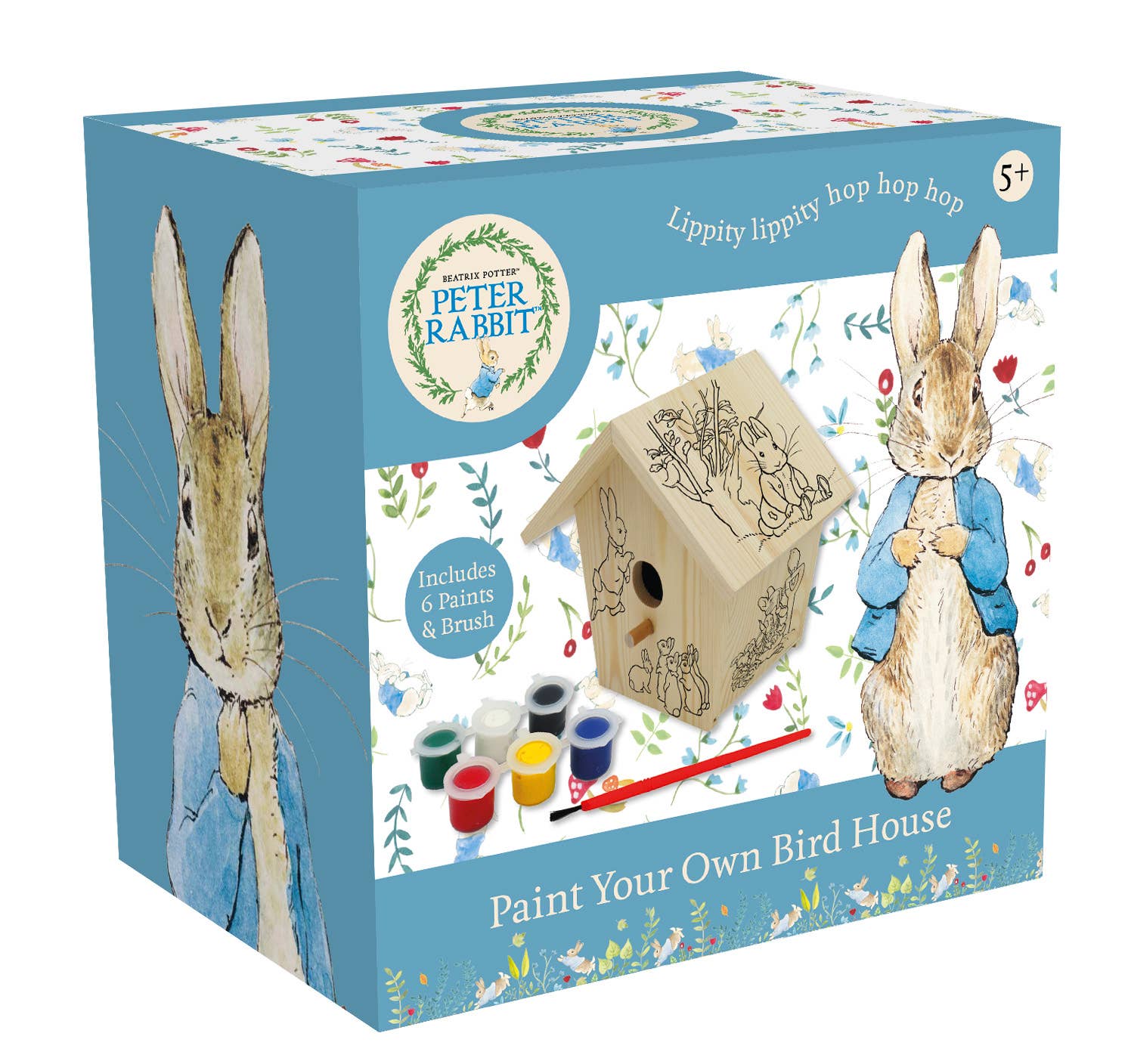 Peter Rabbit Paint Your Own Bird House - Children's Craft Kit - Haliburtons & Co.