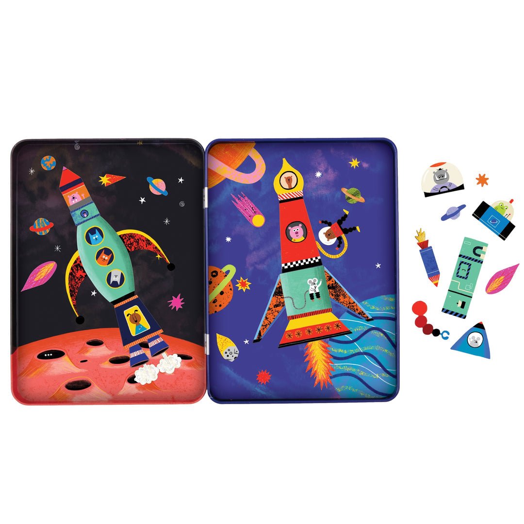 Rocket Ships Magnetic Build - it - Haliburtons & Co.