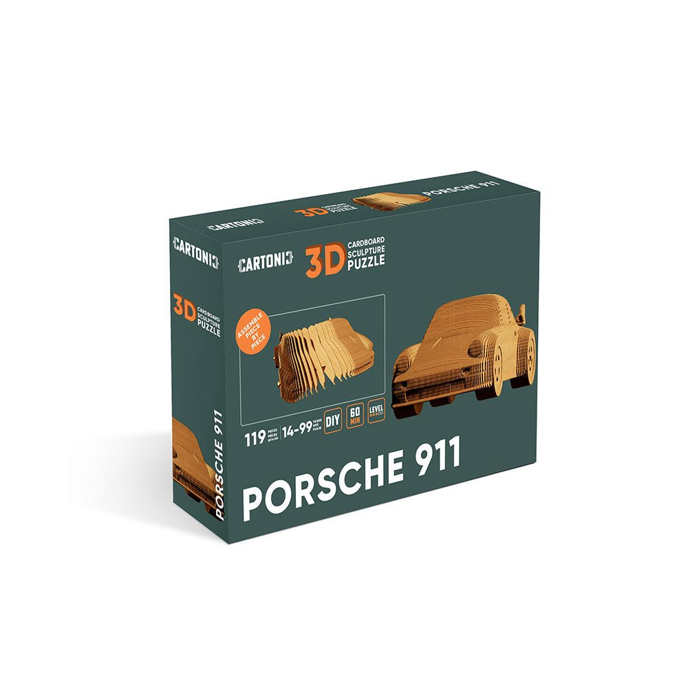3D Sculpture Puzzle: Porsche 911 - Haliburtons & Co.