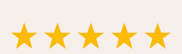 Five yellow stars on a beige background
