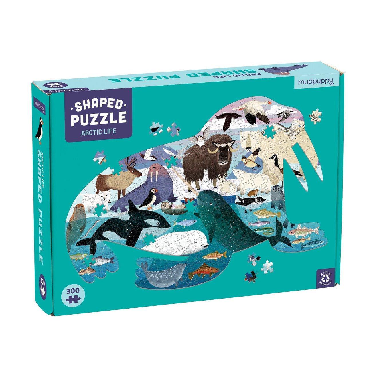 Arctic Life 300 Piece Shaped Puzzle - Haliburtons & Co.