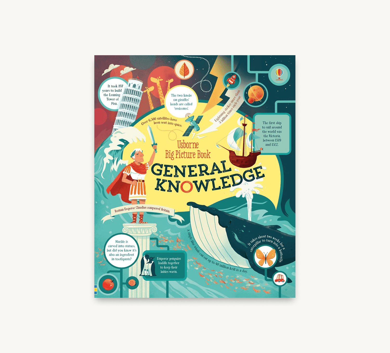 Book cover of 'General Knowledge' with colorful illustrations on a white background