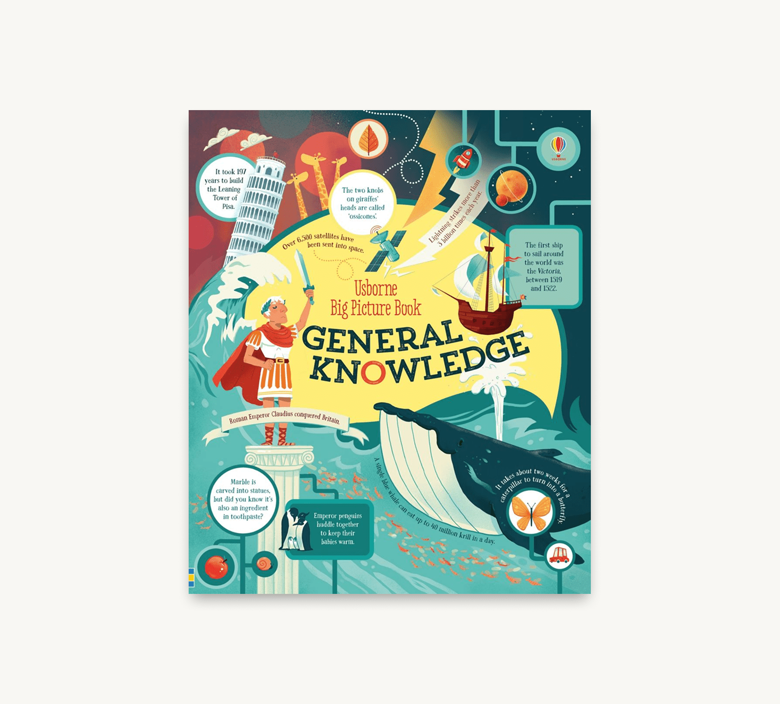Book cover of 'General Knowledge' with colorful illustrations on a white background