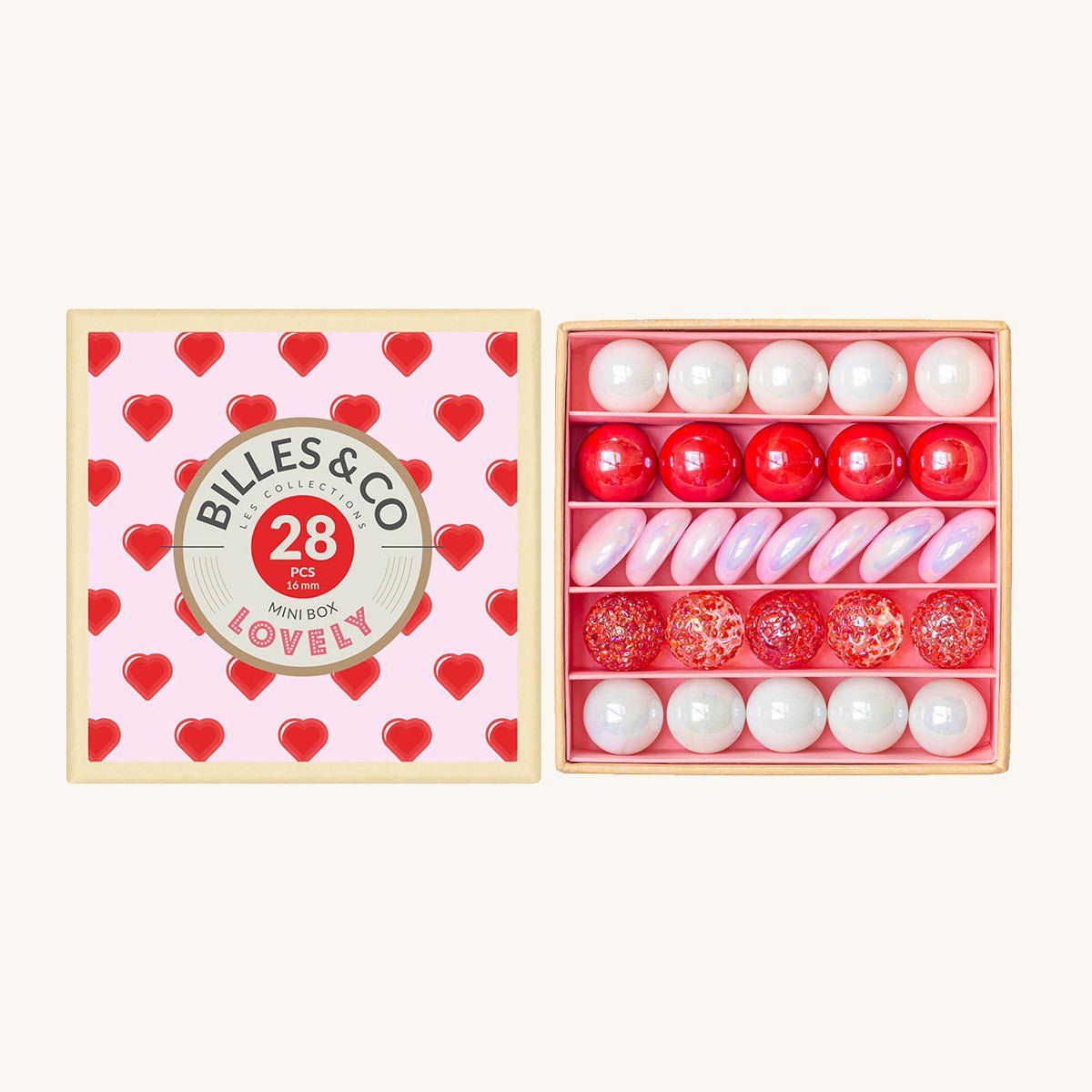 Billes & Co Lovely Marbles Mini Box - Haliburtons & Co.