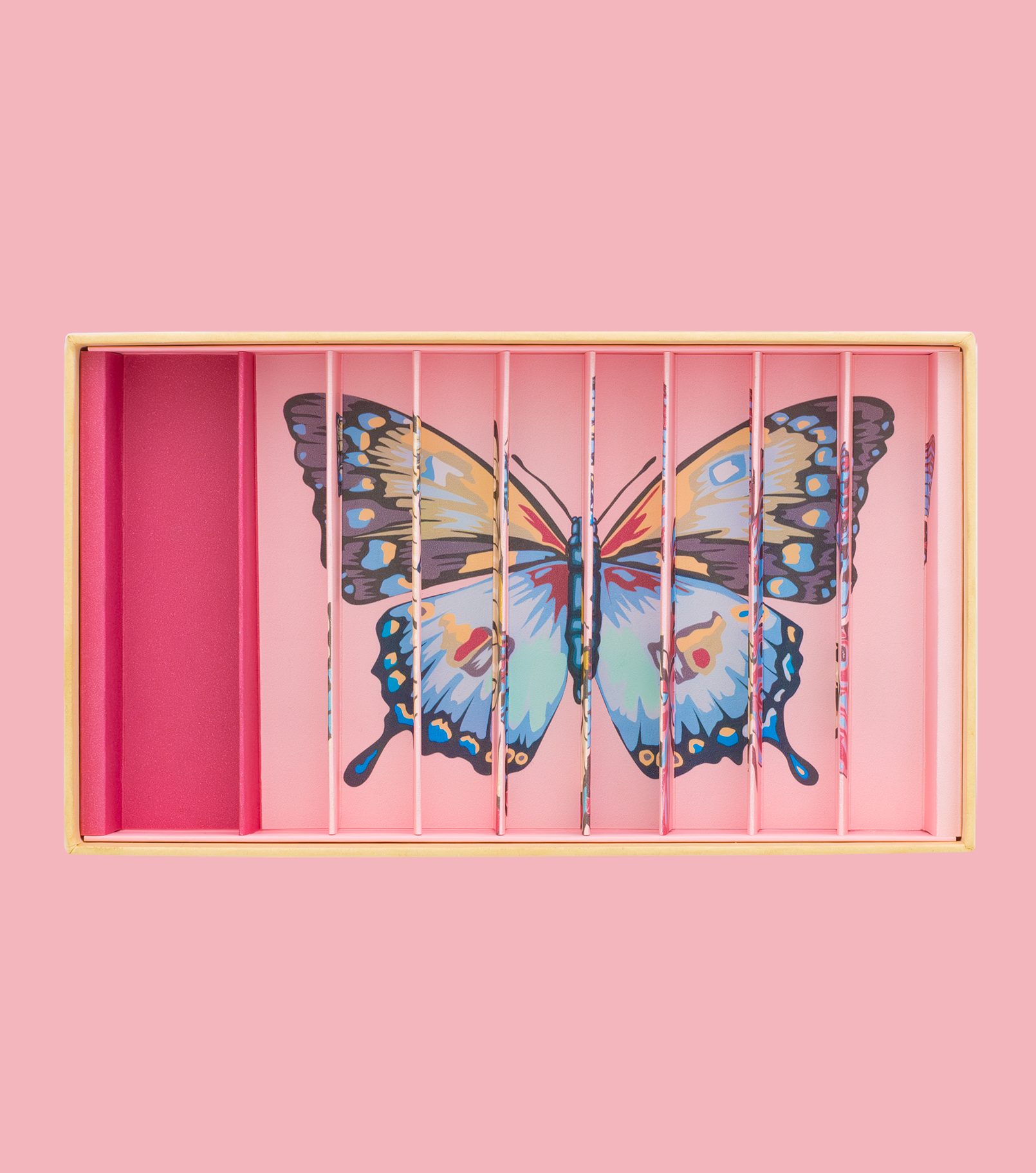 Billes & Co Marbles Butterfly Anamorphic Box - Haliburtons & Co.