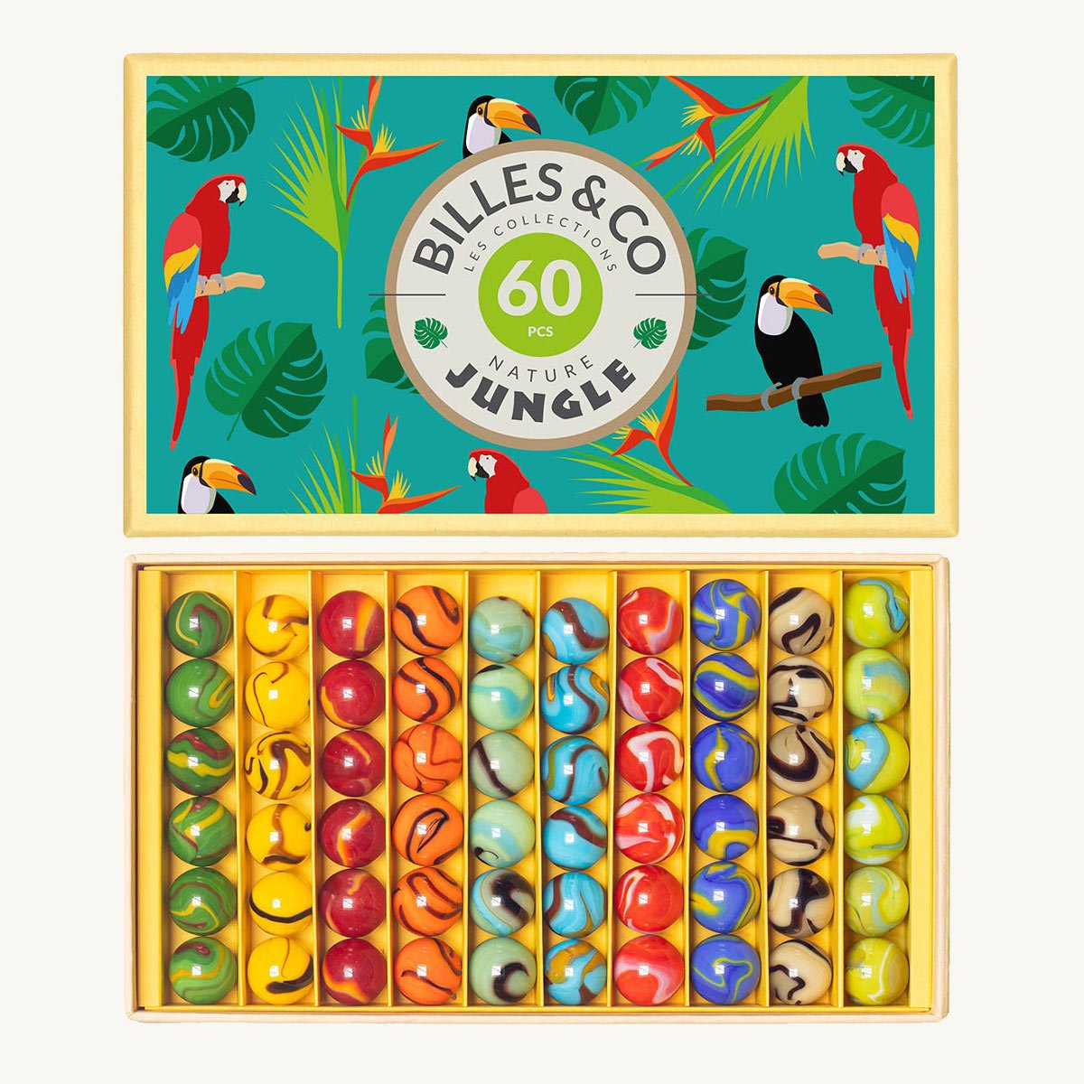 Billes & Co Marbles Jungle Box - Haliburtons & Co.