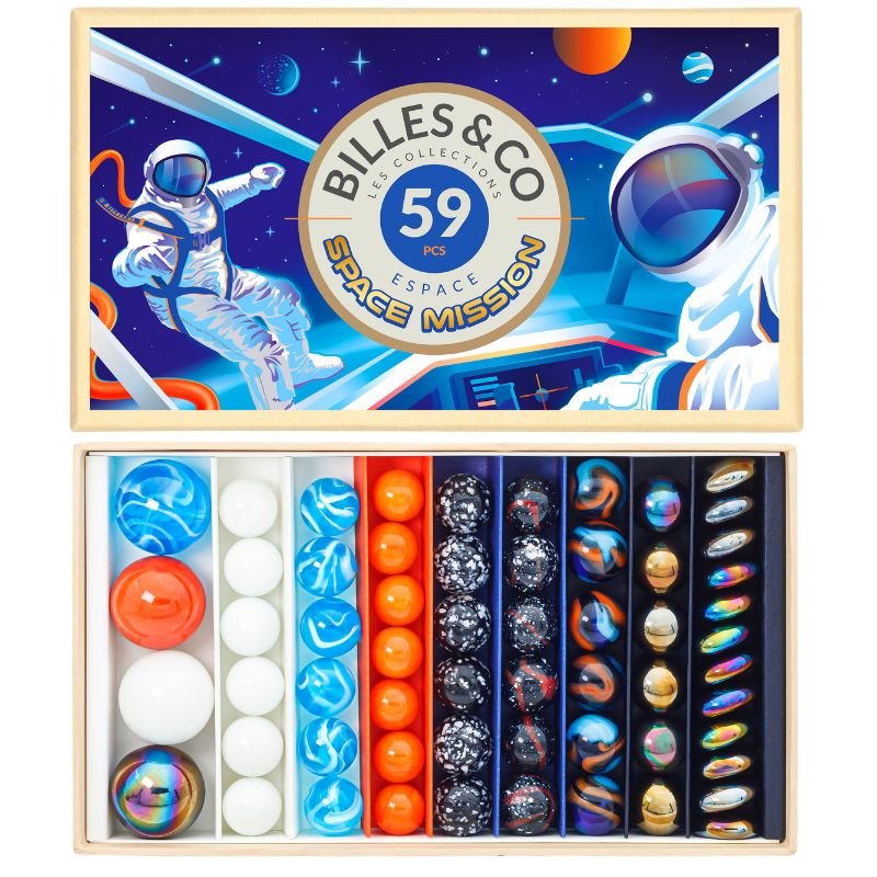 Billes & Co Marbles Space Mission Box - Haliburtons & Co.