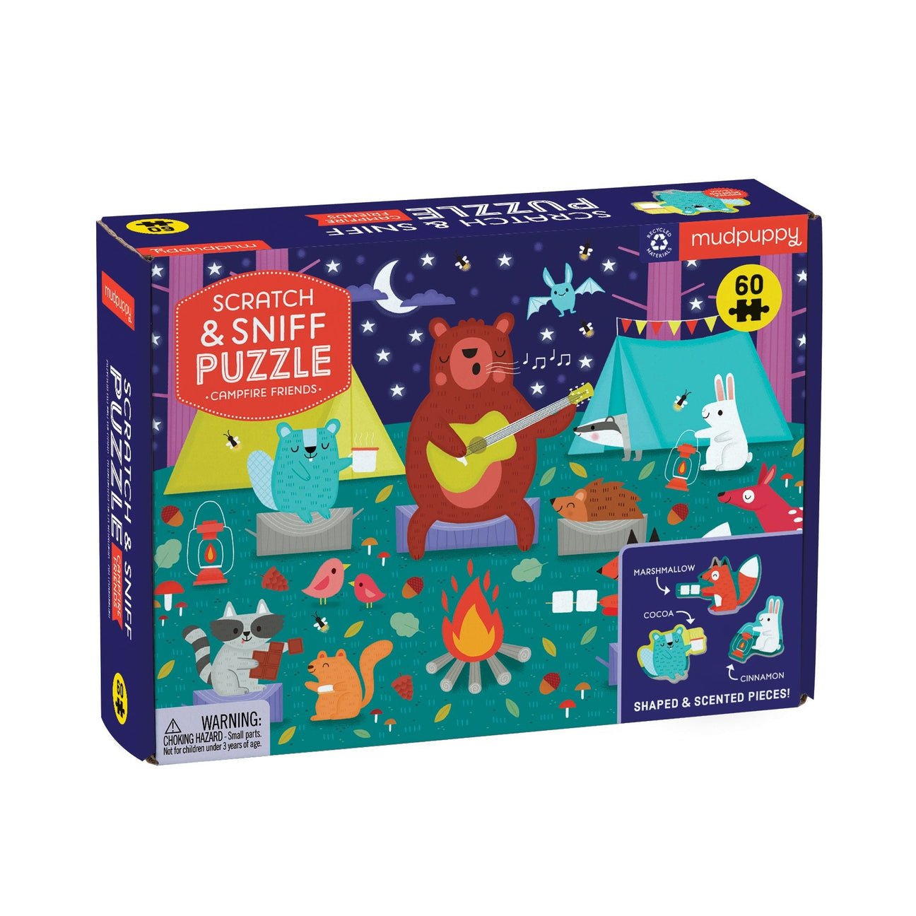Campfire Friends Scratch and Sniff Puzzle - Haliburtons & Co.