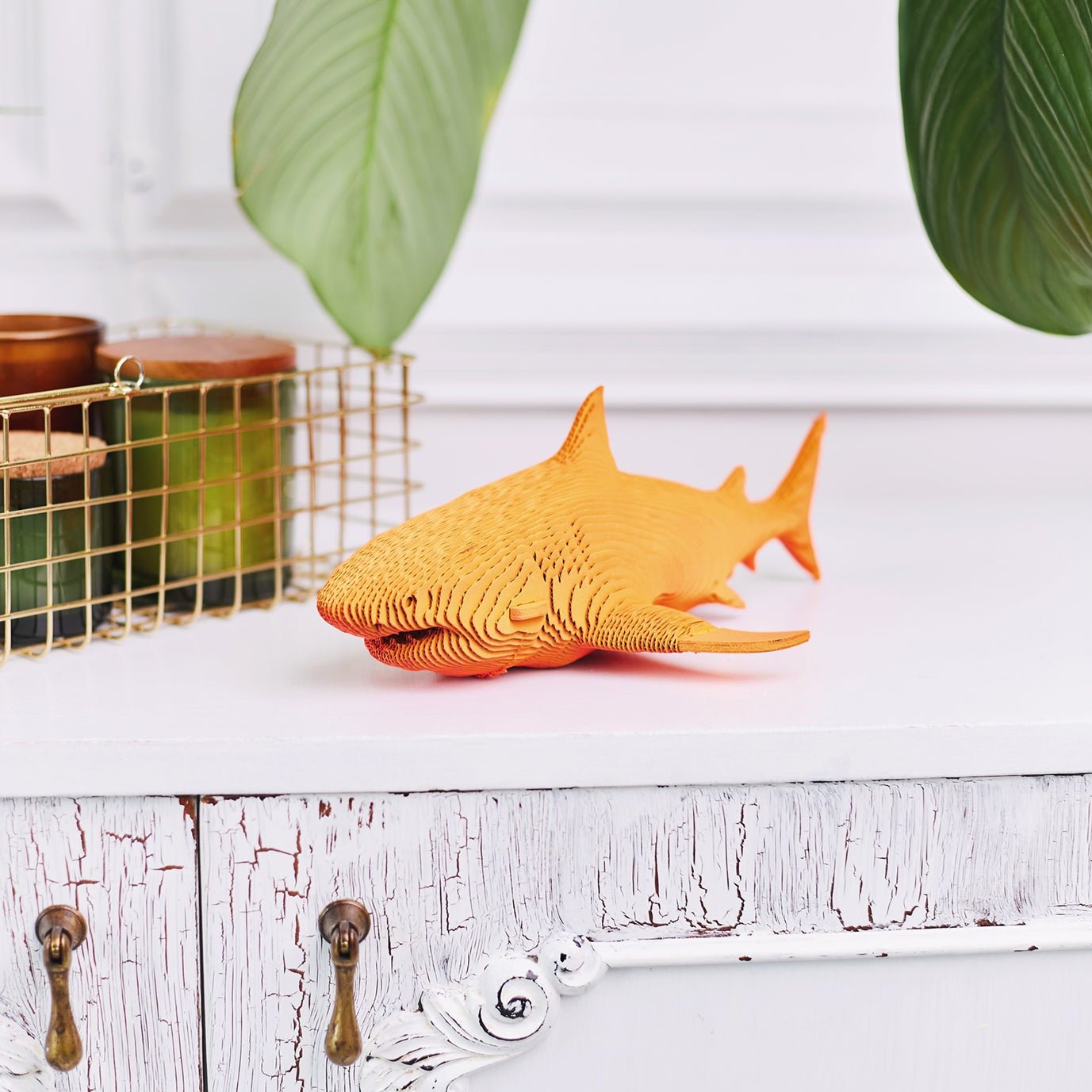 Cartonic 3D Sculpture Puzzle: Shark - Haliburtons & Co.