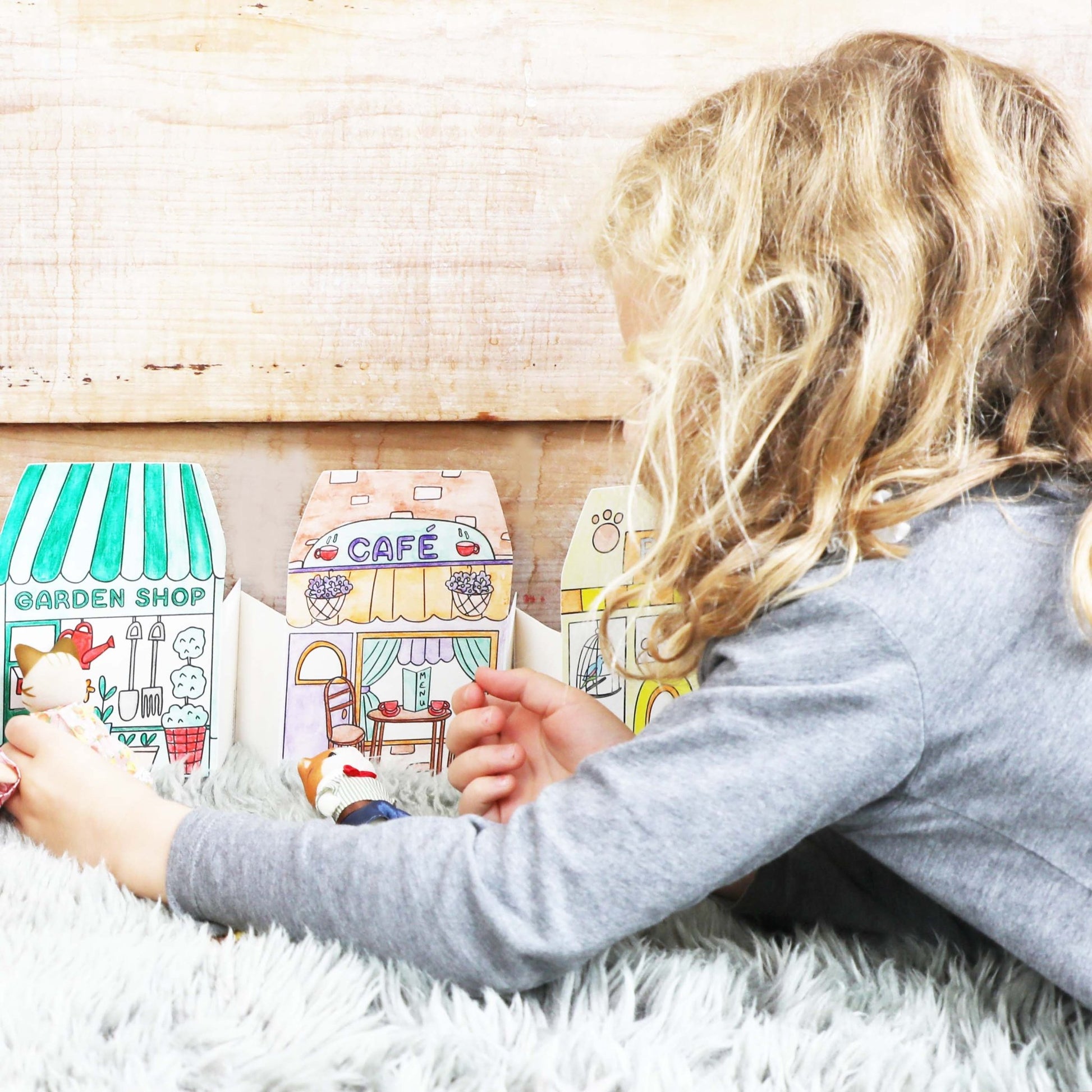 Colour Your Own High Street Kit With Watercolour Pencils - Haliburtons & Co.