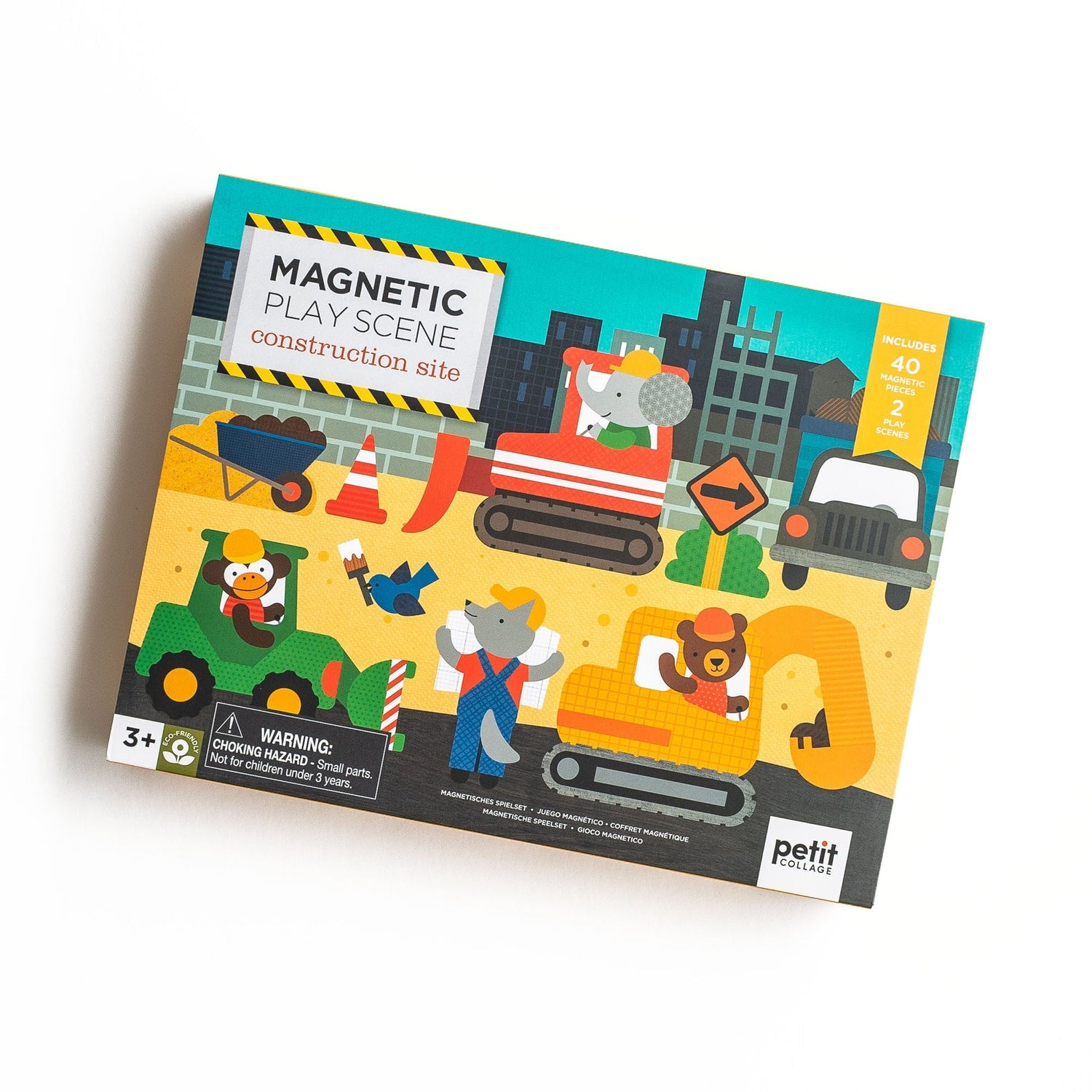 Construction Site Magnetic Play Scene - Haliburtons & Co.