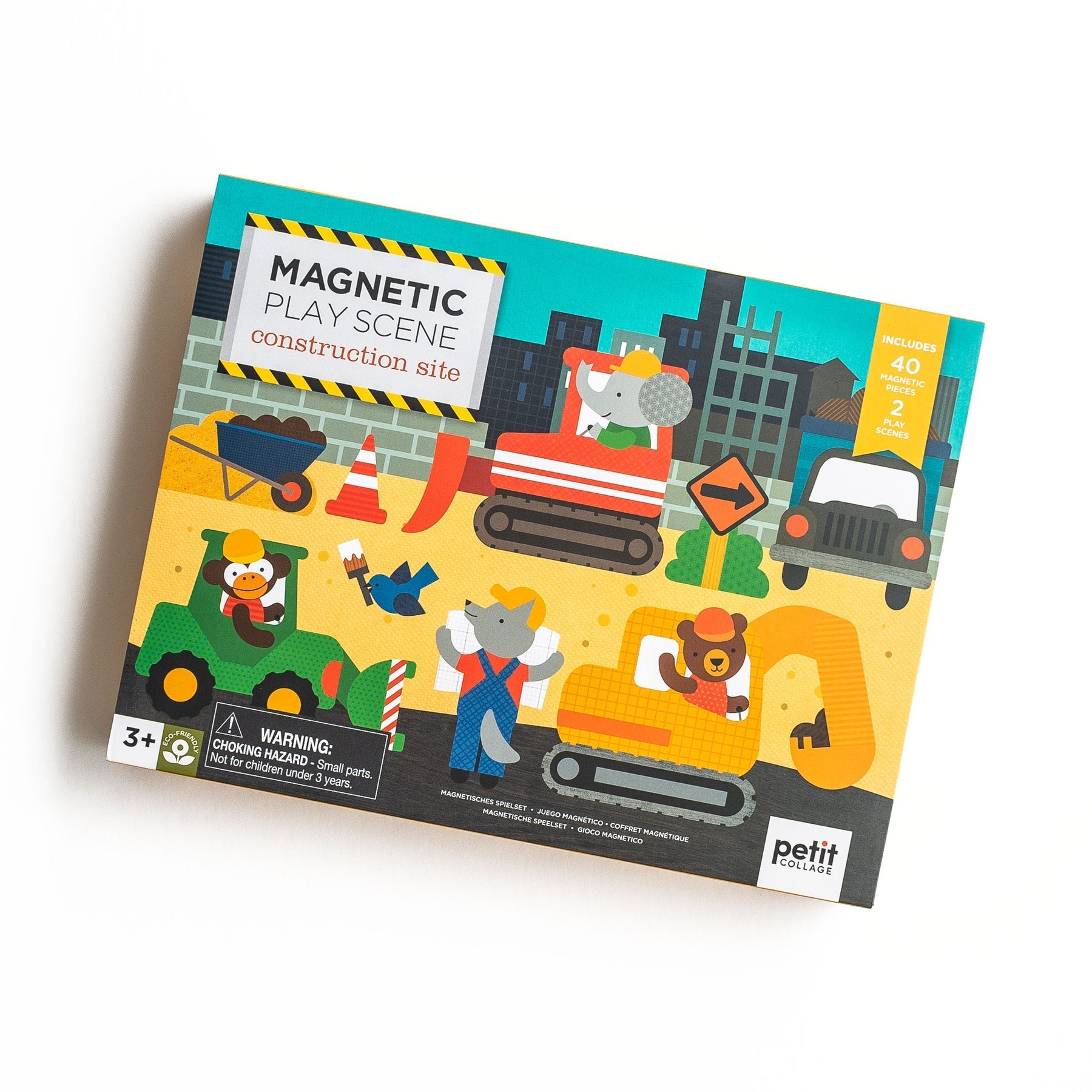 Construction Site Magnetic Play Scene - Haliburtons & Co.