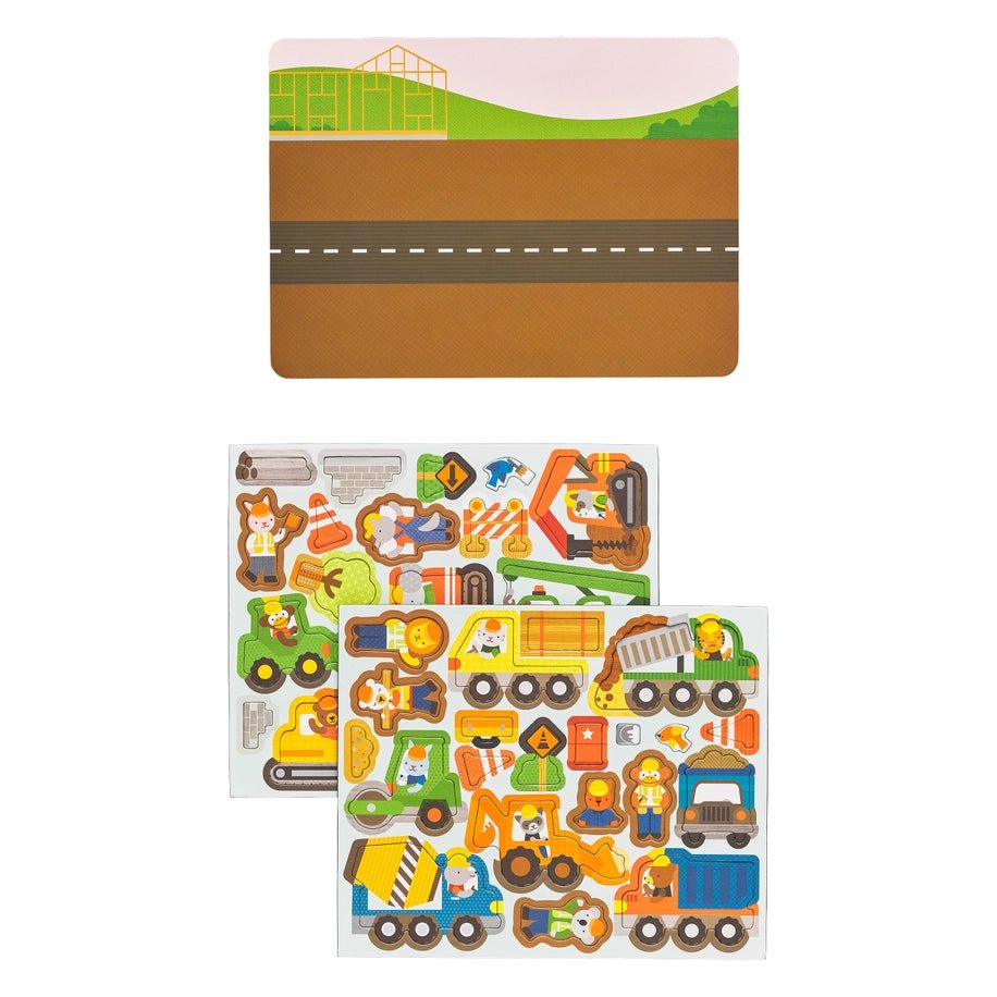 Construction Site Magnetic Play Scene - Haliburtons & Co.