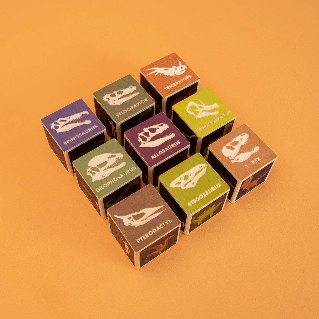 Dinosaur Blocks - Haliburtons & Co.