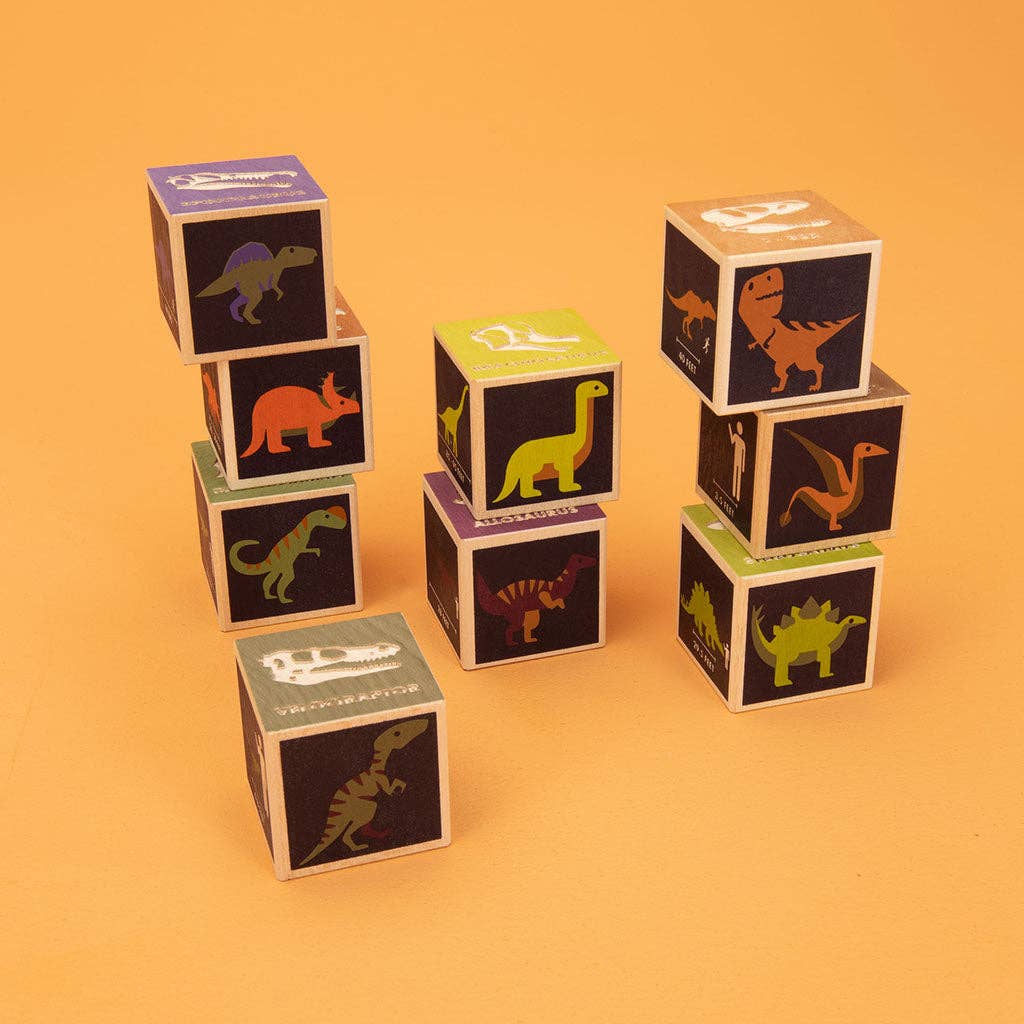 Dinosaur Blocks - Haliburtons & Co.