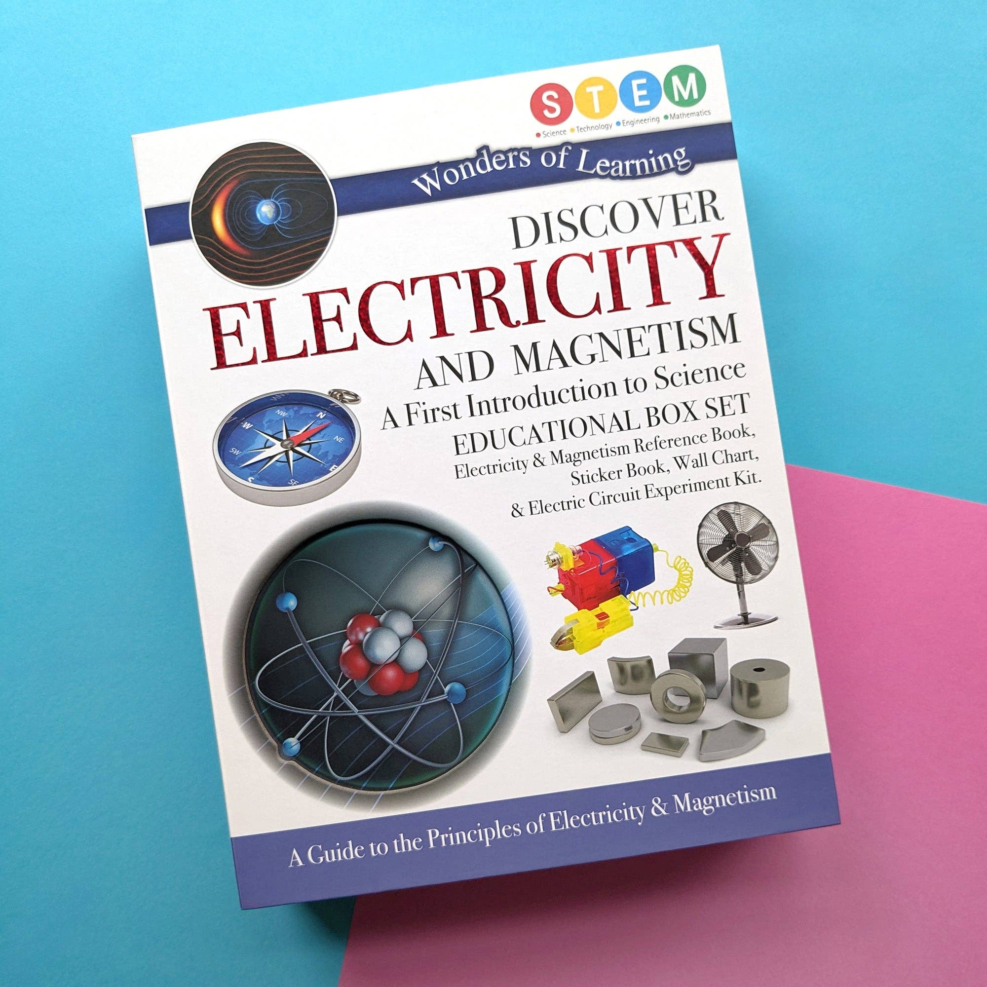 Discover Electricity & Magnetism Educational Box Set: Children's STEM Learning - Haliburtons & Co.