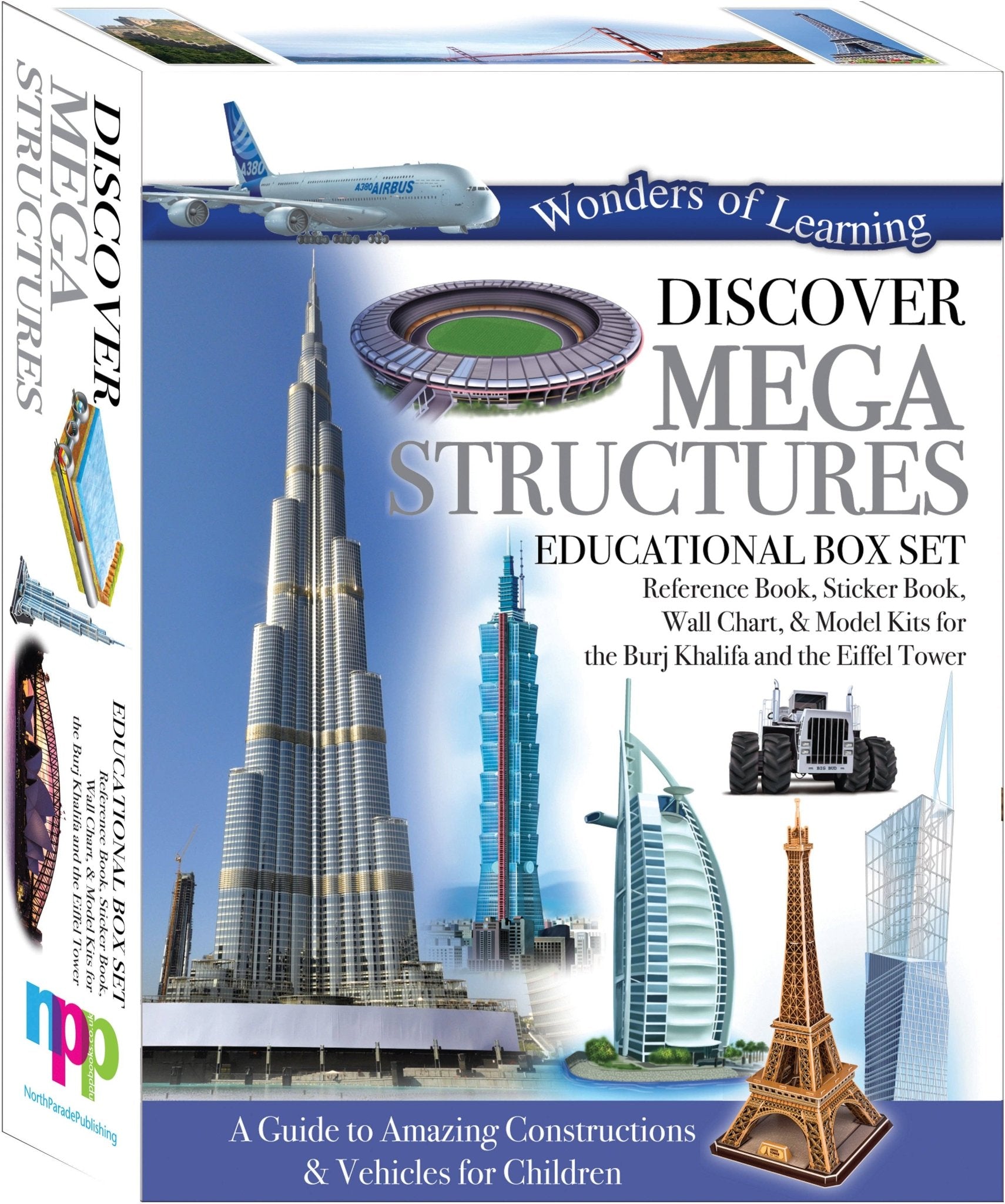 Discover Mega Structures Educational Box Set: Children's STEM Learning - Haliburtons & Co.