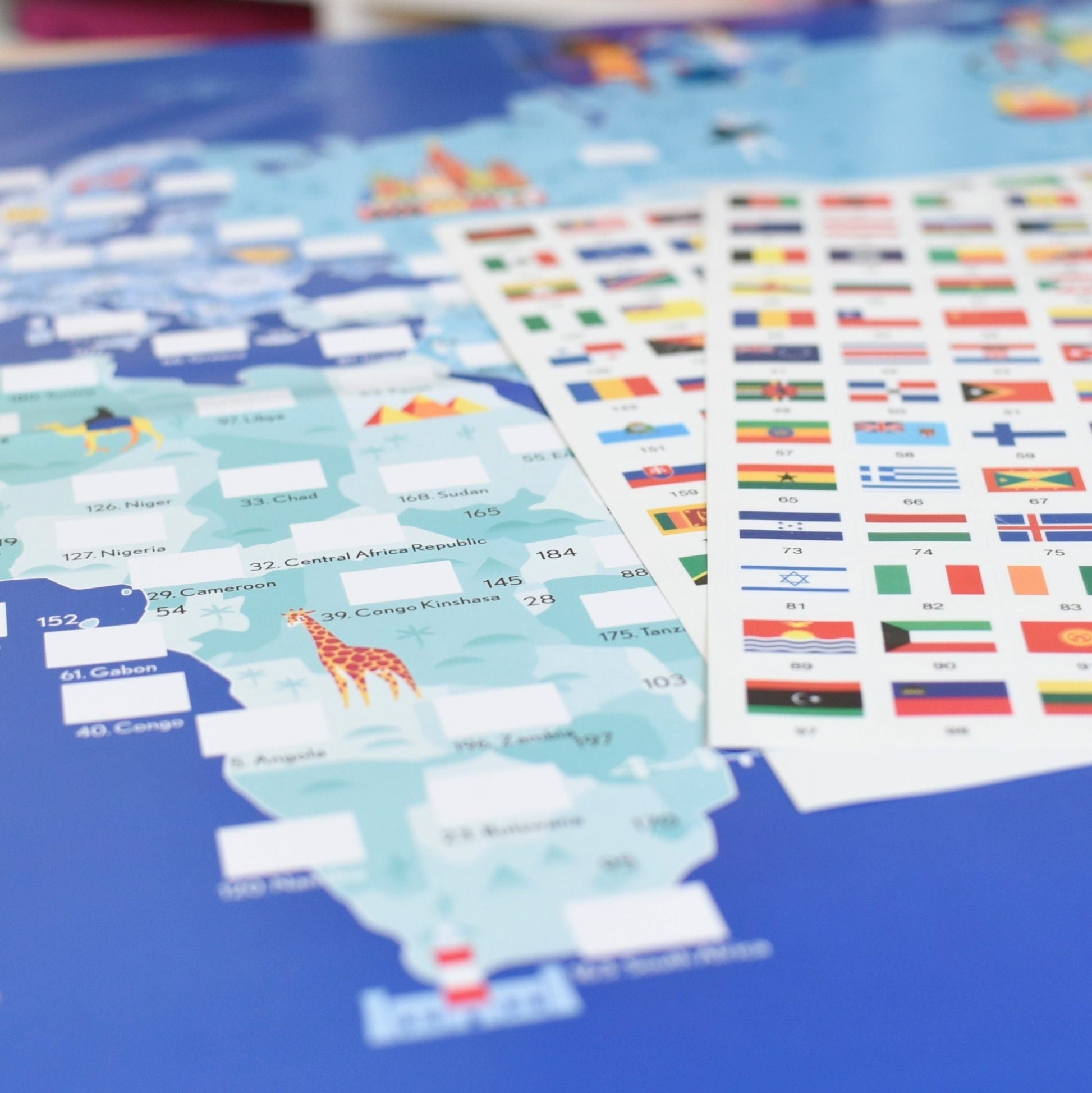Discovery Sticker Poster: Flags - Haliburtons & Co.