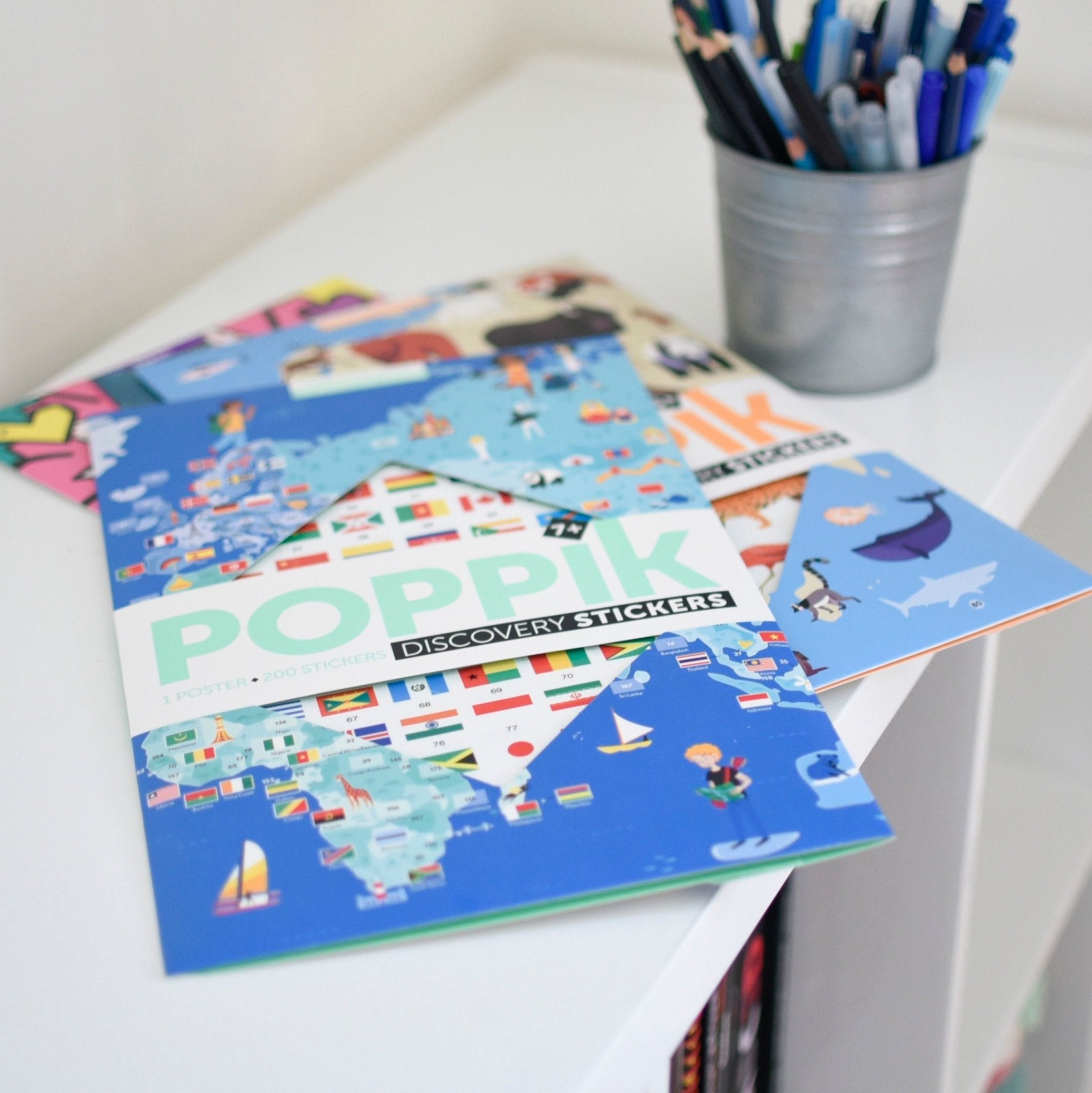 Discovery Sticker Poster: Flags - Haliburtons & Co.