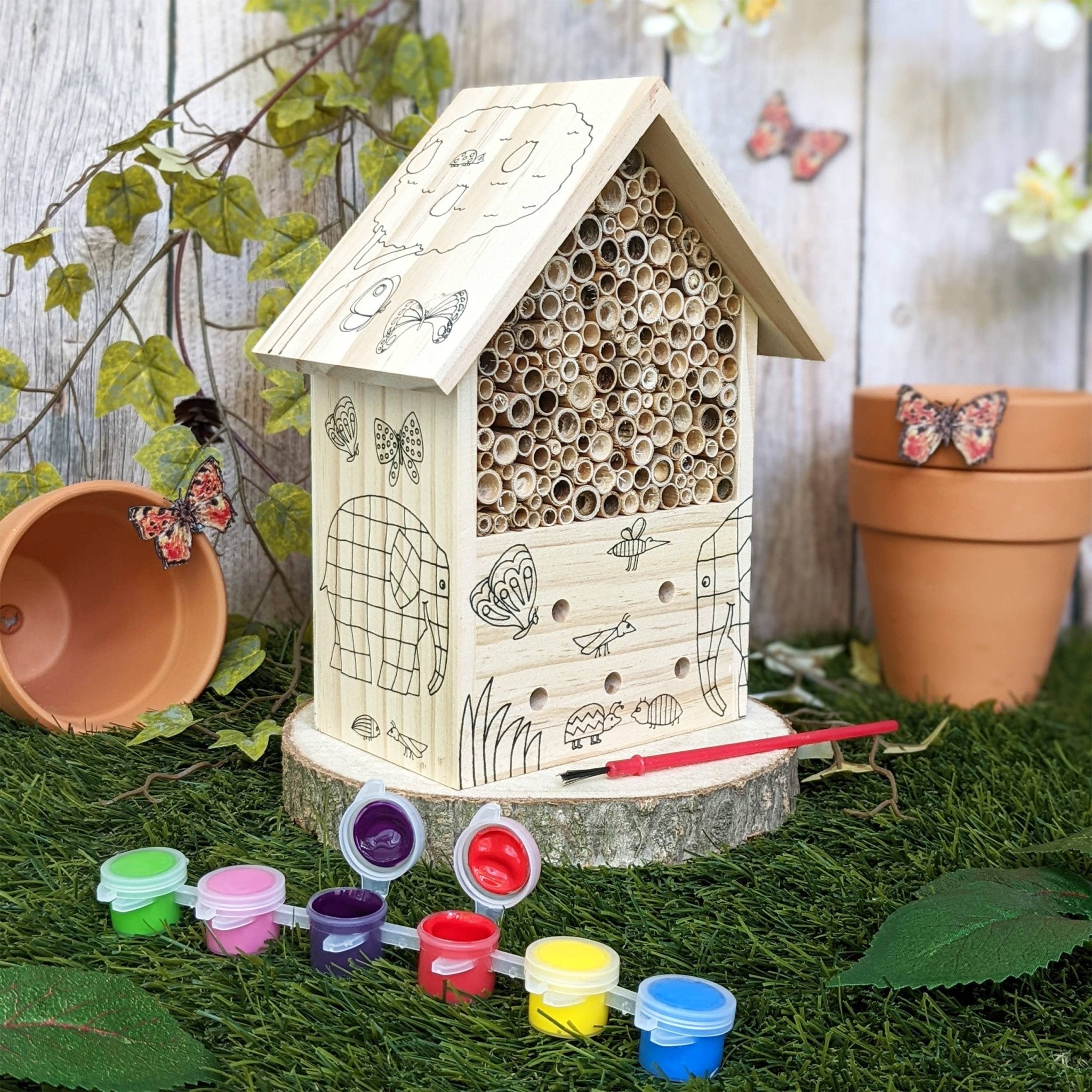 Elmer Paint Your Own Bug Hotel - Haliburtons & Co.