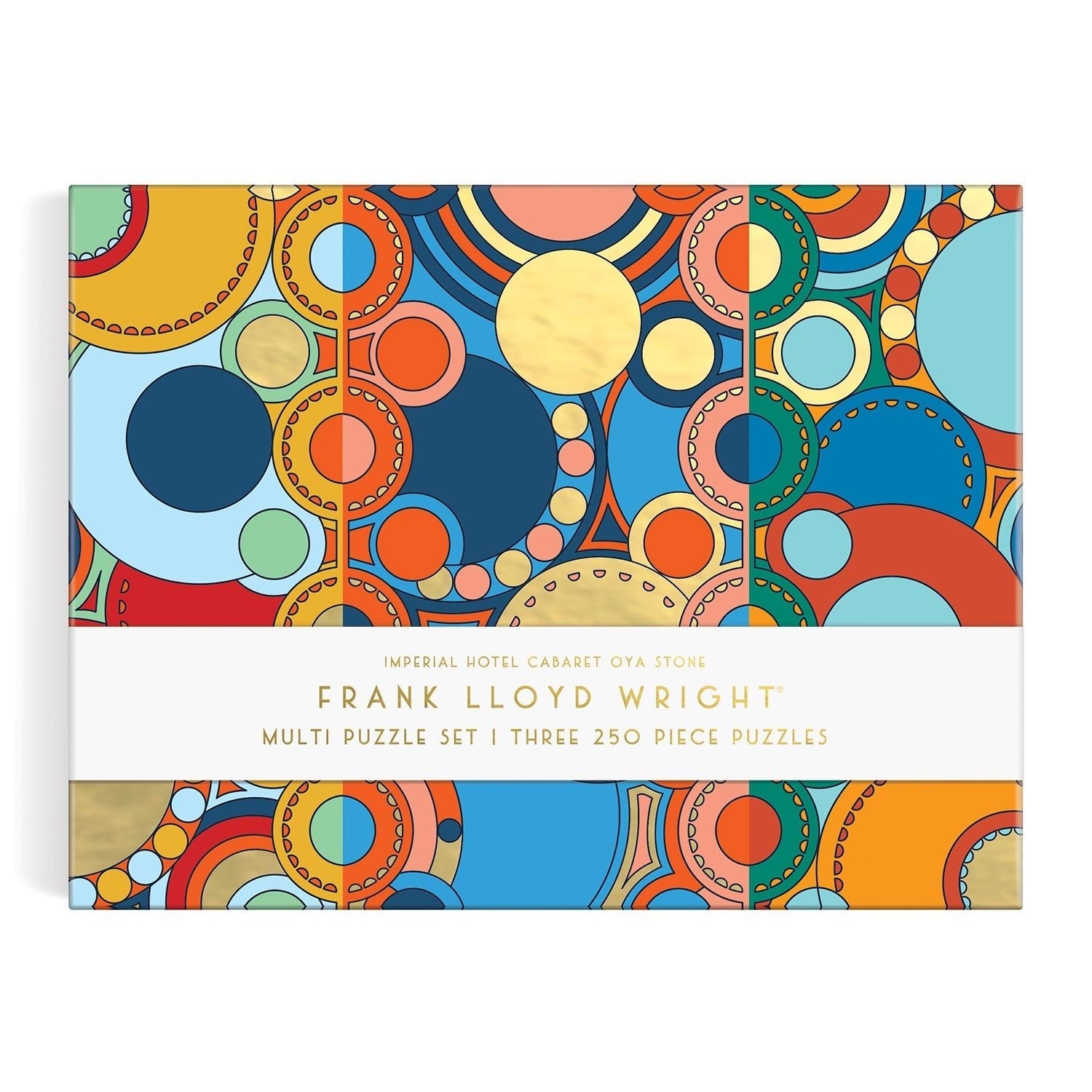 Frank Lloyd Wright Imperial Hotel Multi Puzzle Set - Haliburtons & Co.