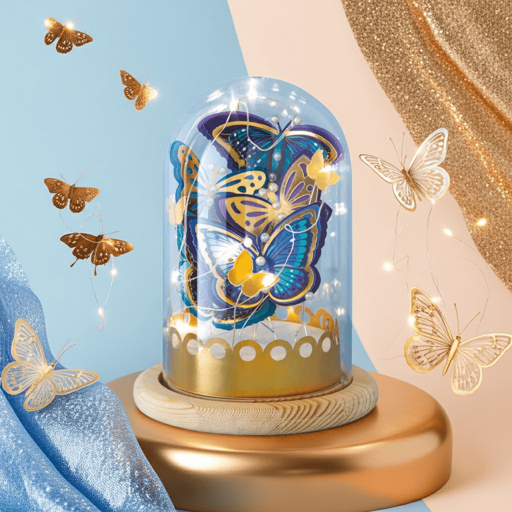 Illuminated Butterfly Bell Jar Kit – Janod - Haliburtons & Co.