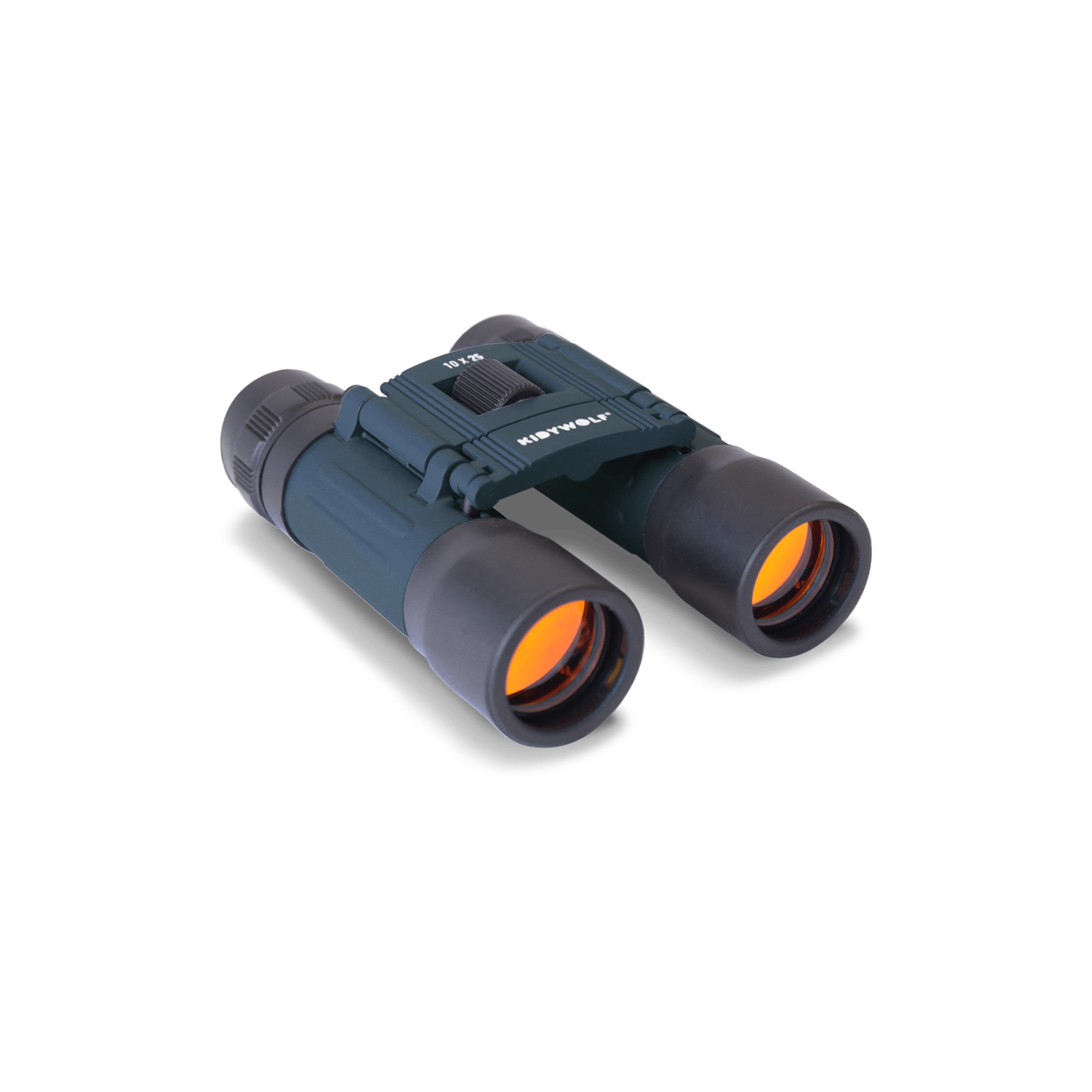Pair of binoculars on a white background
