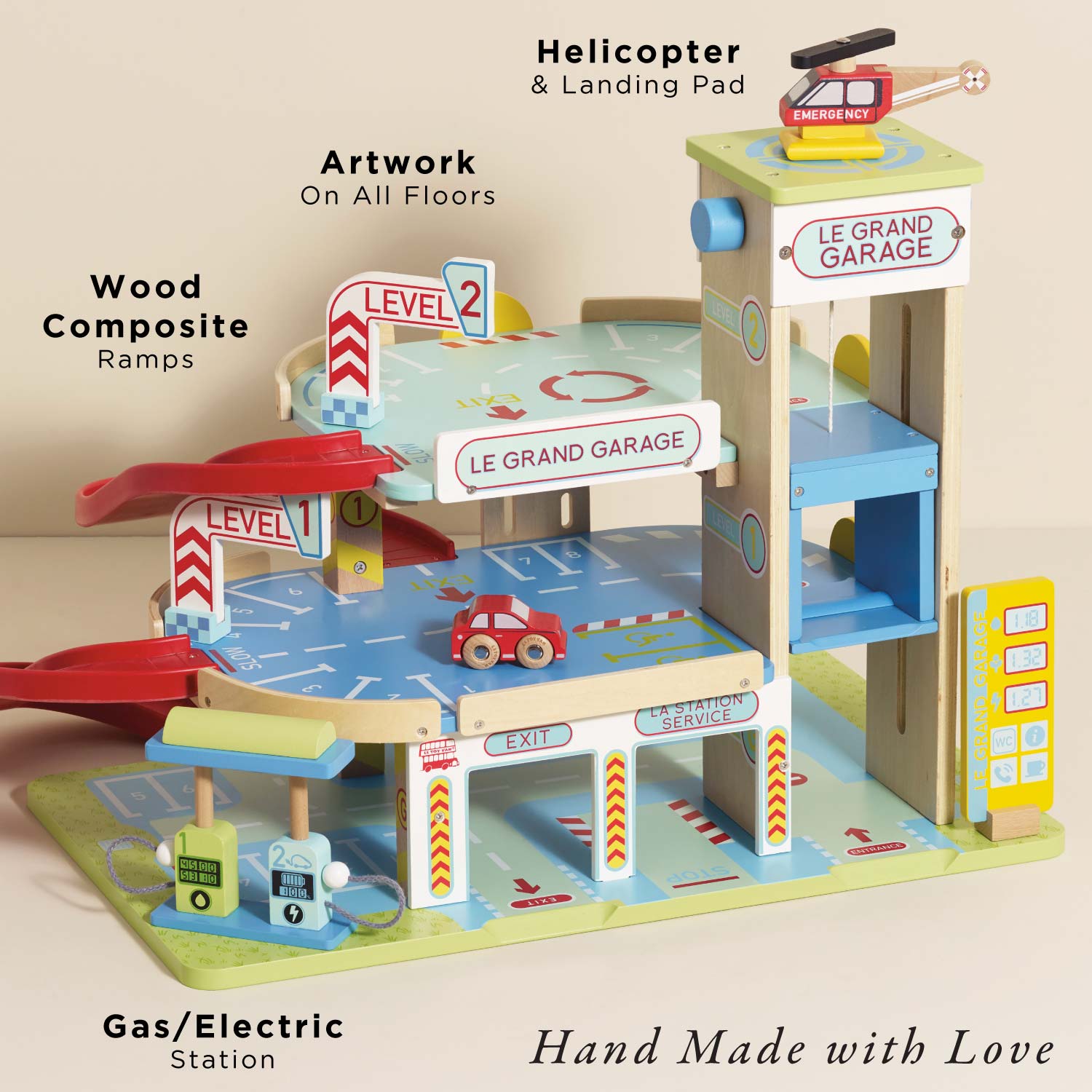Le Grand Wooden Garage - Haliburtons & Co.