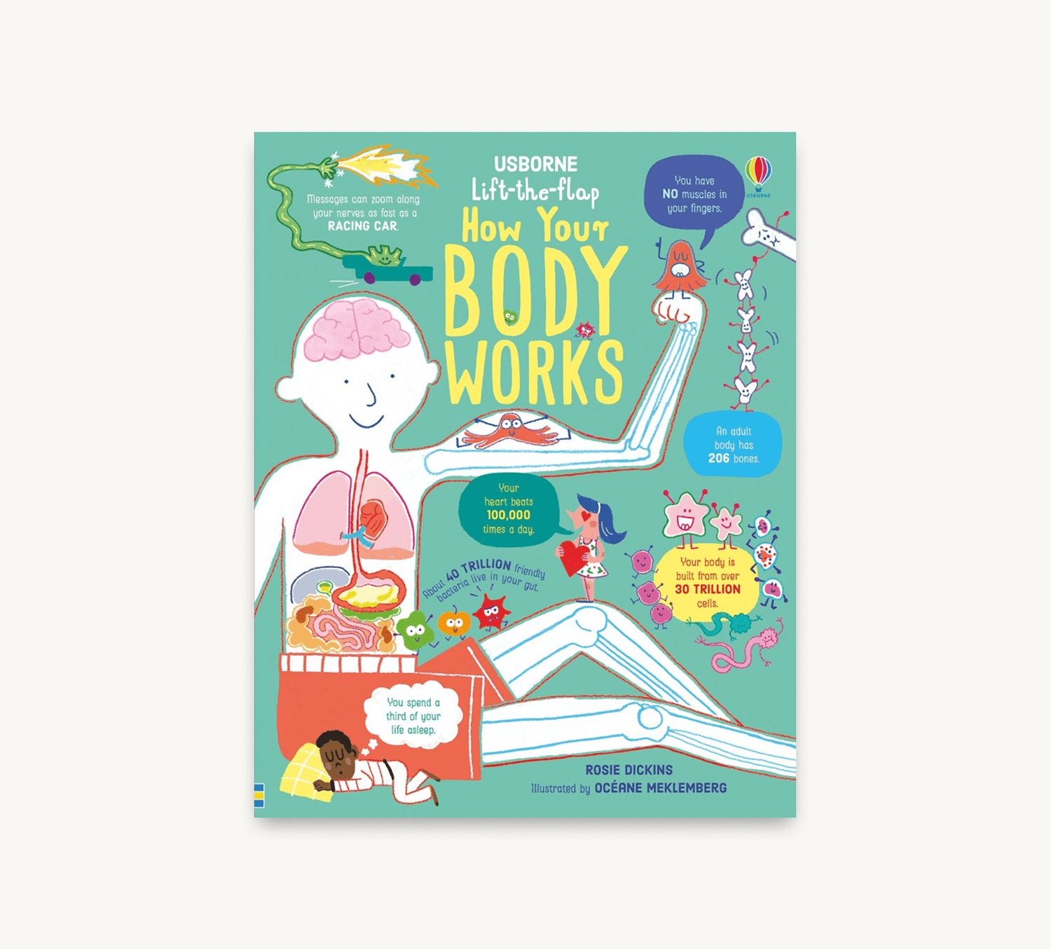 Book cover of 'How Your Body Works' by Usborne on a white background