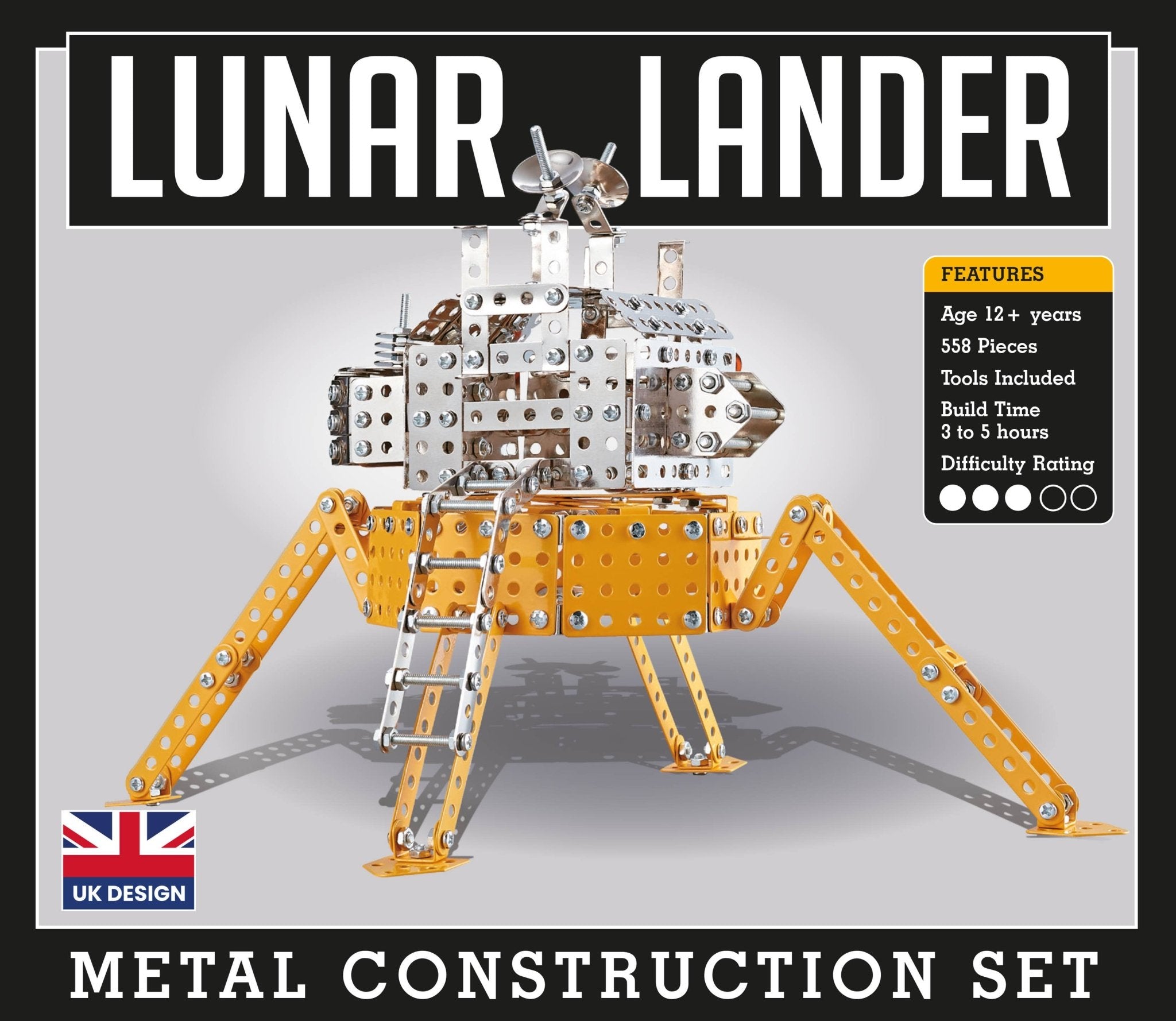 Lunar Lander Metal Construction Kit - Haliburtons & Co.