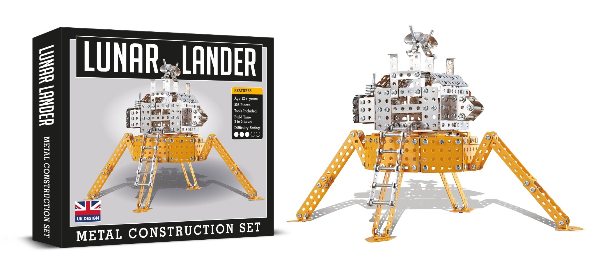 Lunar Lander Metal Construction Kit - Haliburtons & Co.
