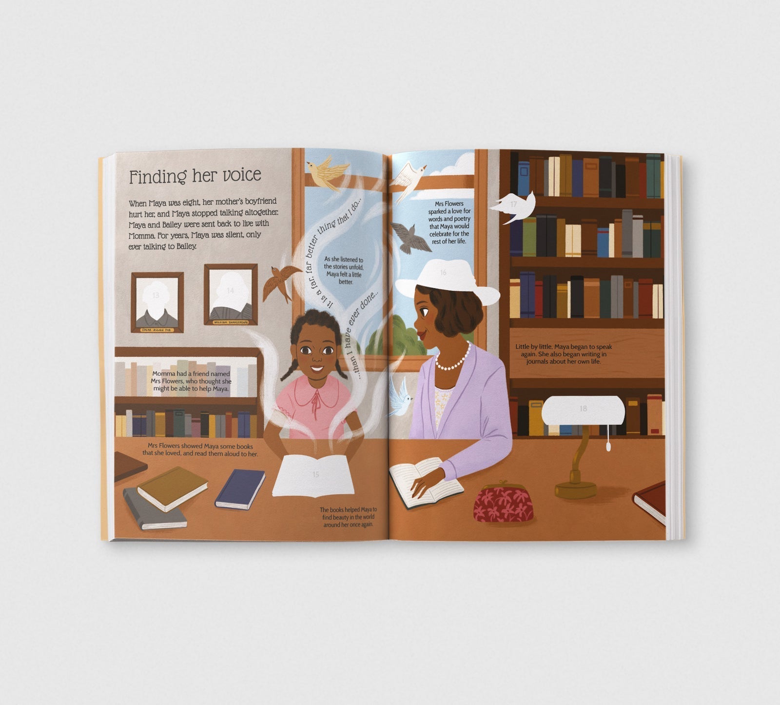 Maya Angelou: Sticker Life Stories - Haliburtons & Co.