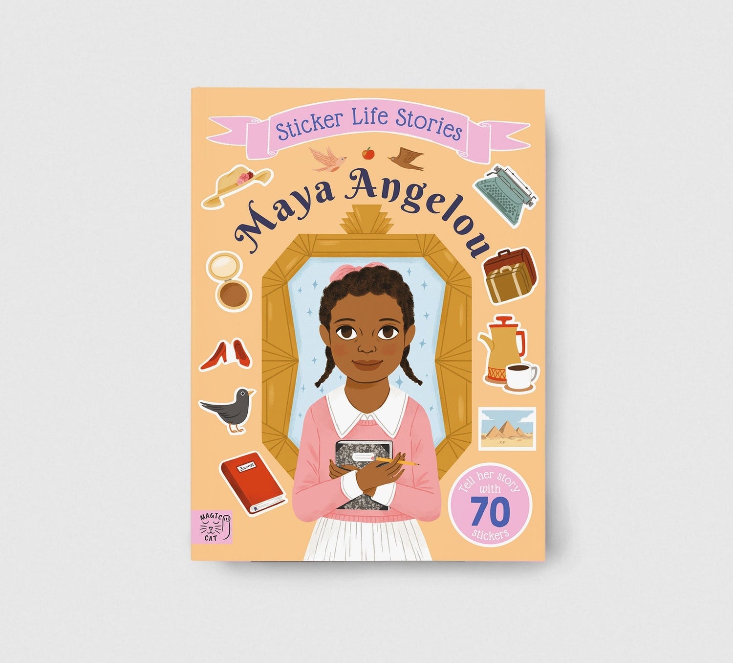 Maya Angelou: Sticker Life Stories - Haliburtons & Co.