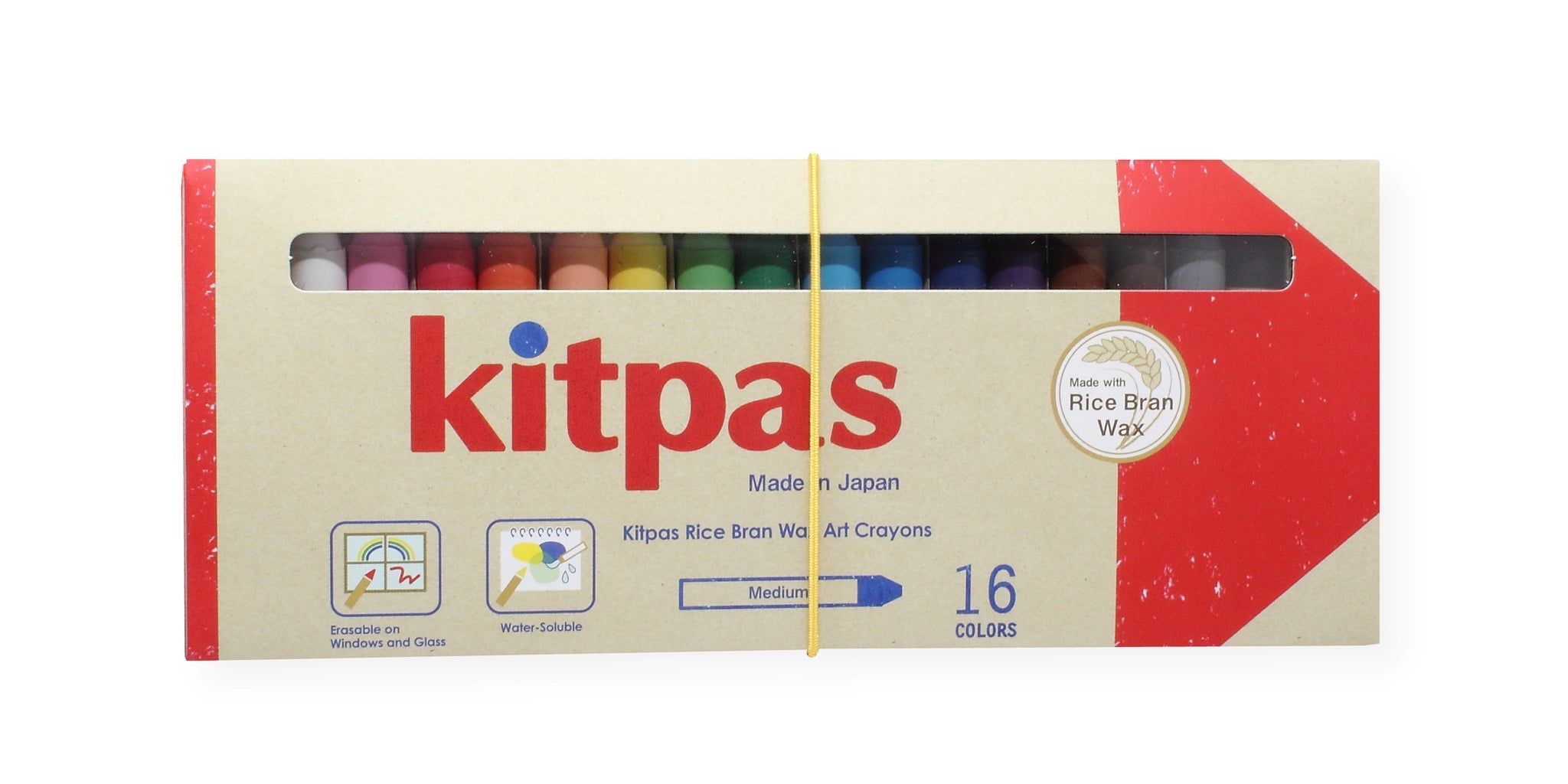 Medium Crayons: 16 Colours - Haliburtons & Co.