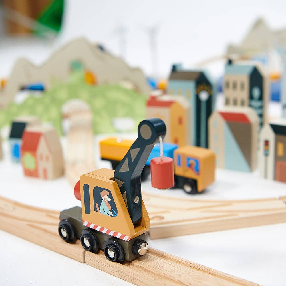 Mountain View Train Set by Tender Leaf Toys - Haliburtons & Co.