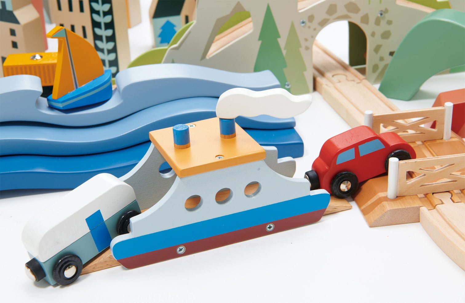 Mountain View Train Set by Tender Leaf Toys - Haliburtons & Co.