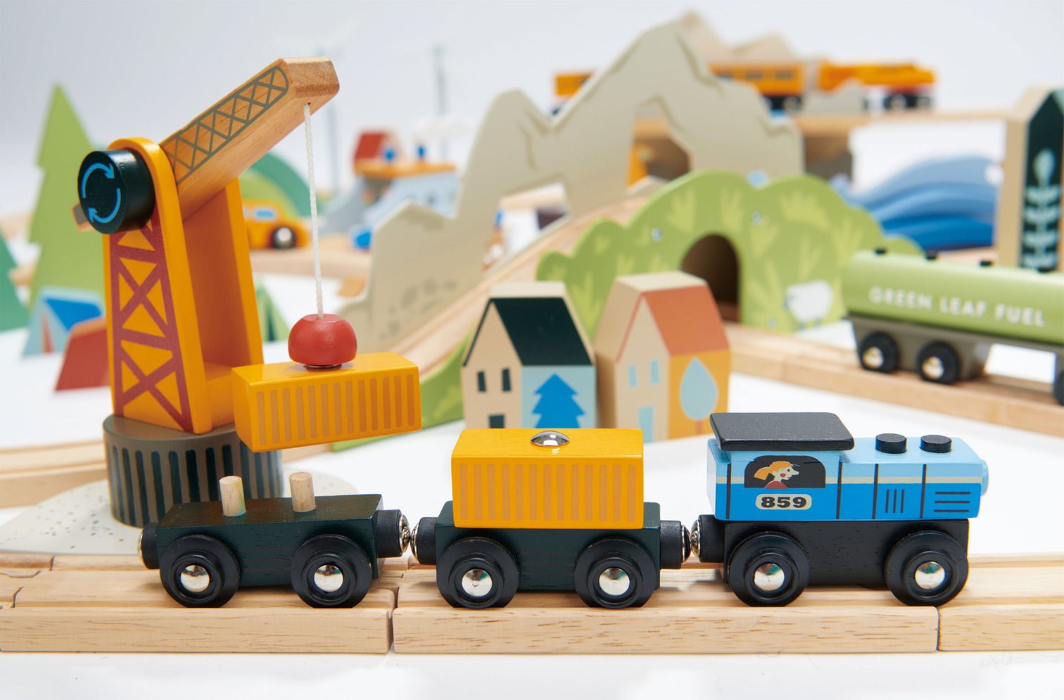 Mountain View Train Set by Tender Leaf Toys - Haliburtons & Co.