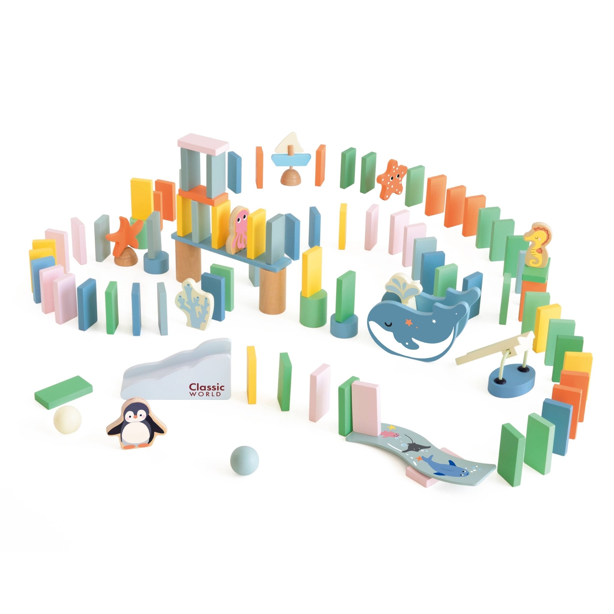 Ocean Dominoes by Classic World - Haliburtons & Co.