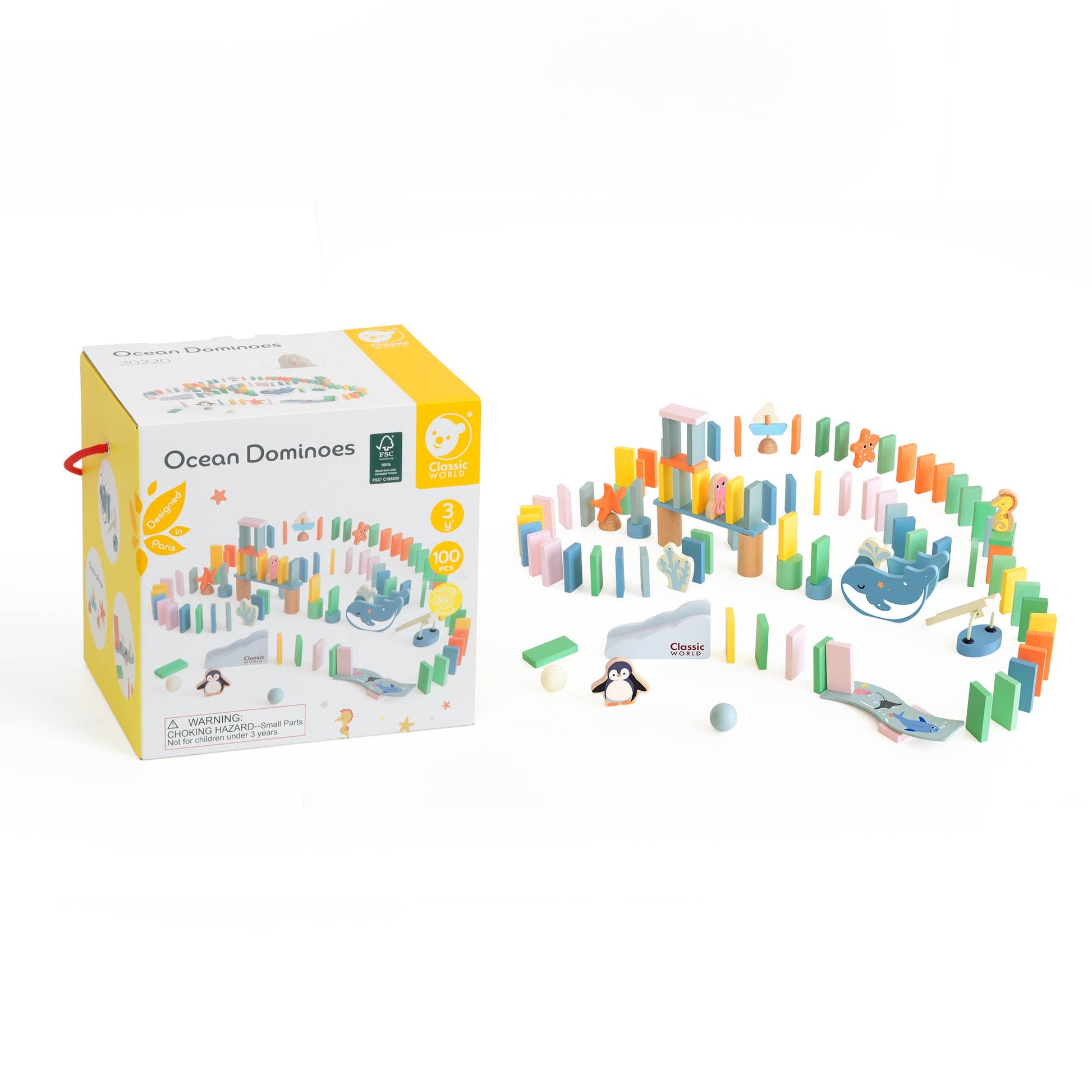 Ocean Dominoes by Classic World - Haliburtons & Co.