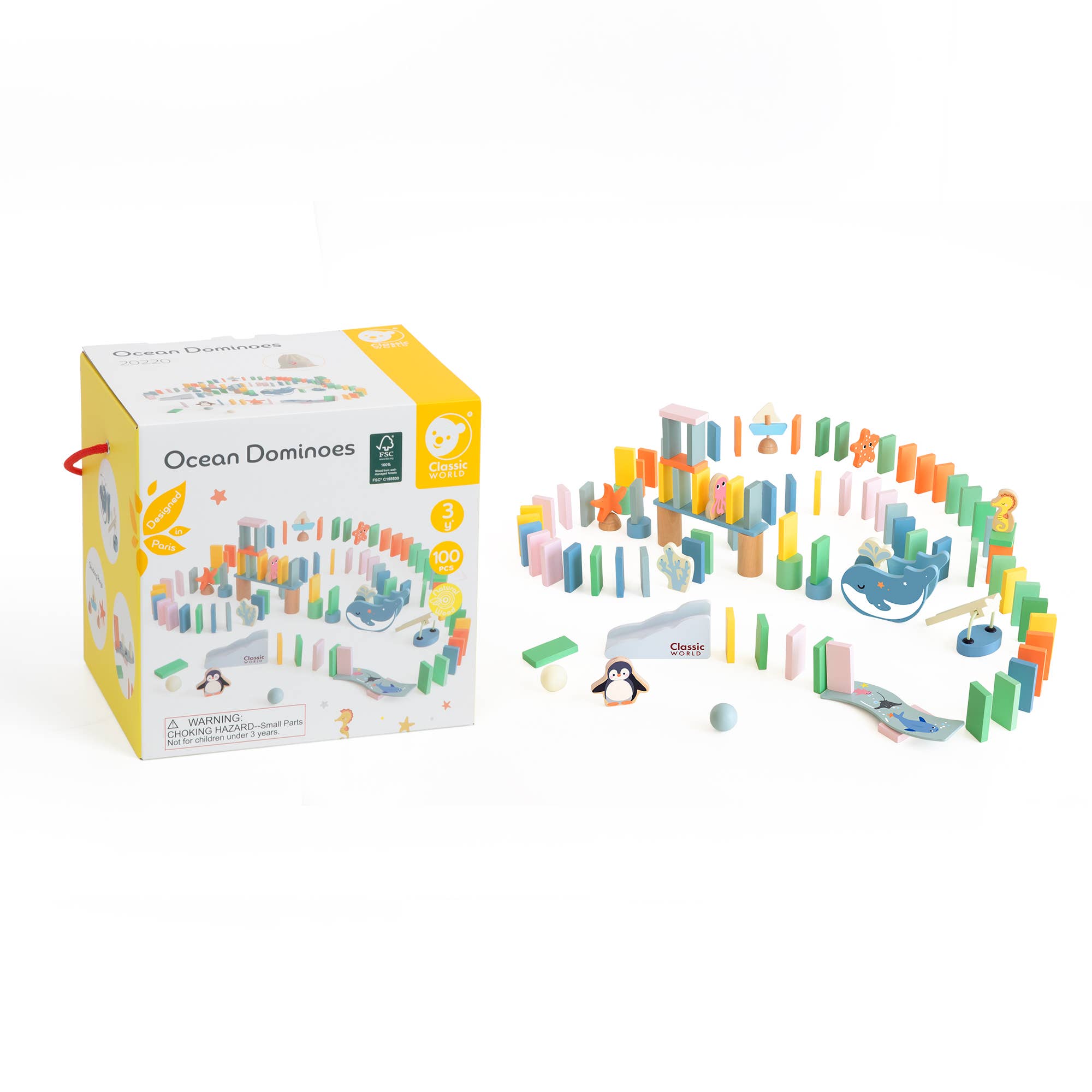 Ocean Dominoes by Classic World - Haliburtons & Co.