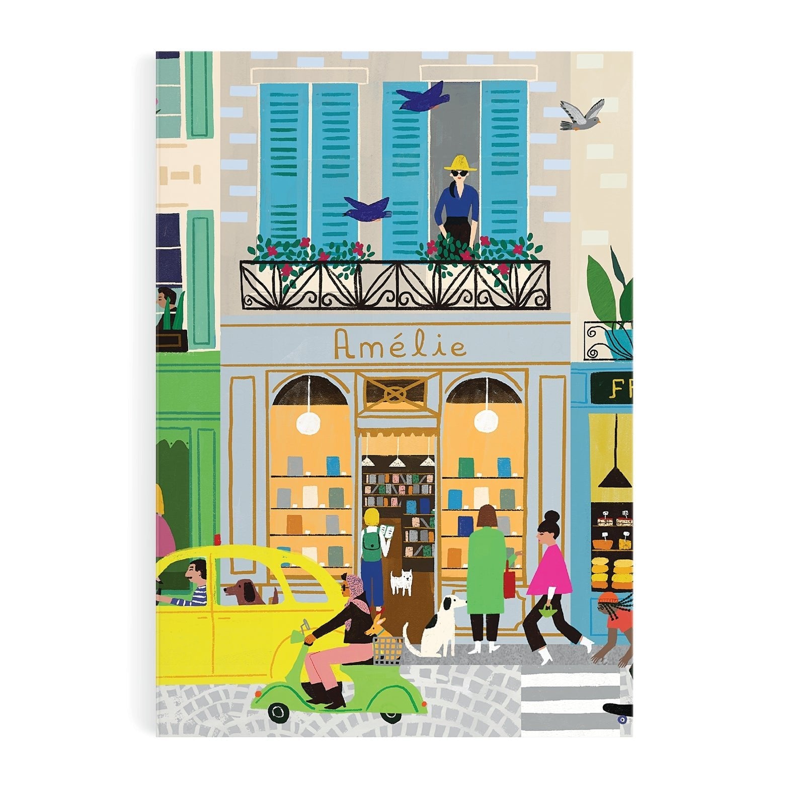 Parisian Life A5 Notebook - Haliburtons & Co.