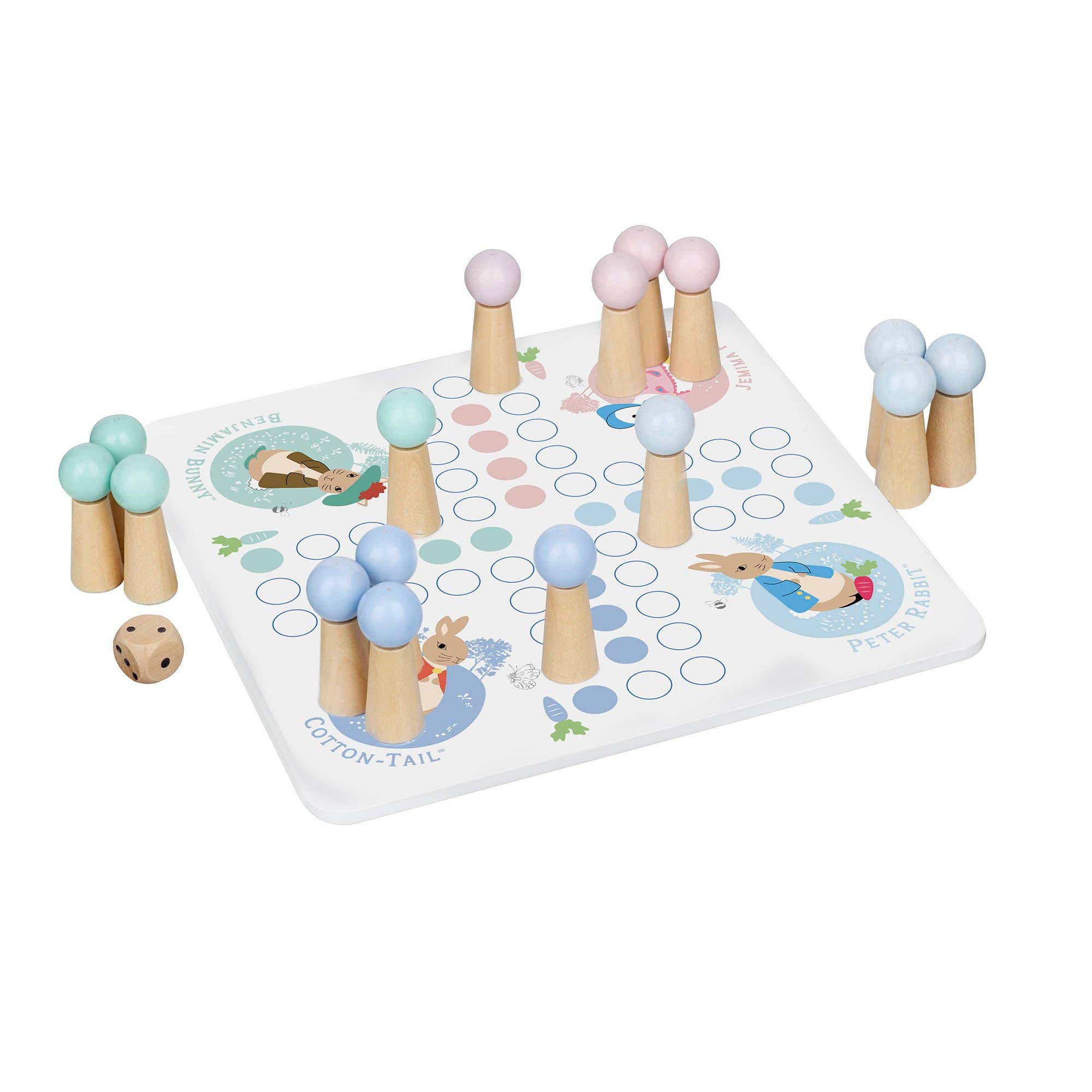 Peter Rabbit™ Wooden Ludo - Haliburtons & Co.