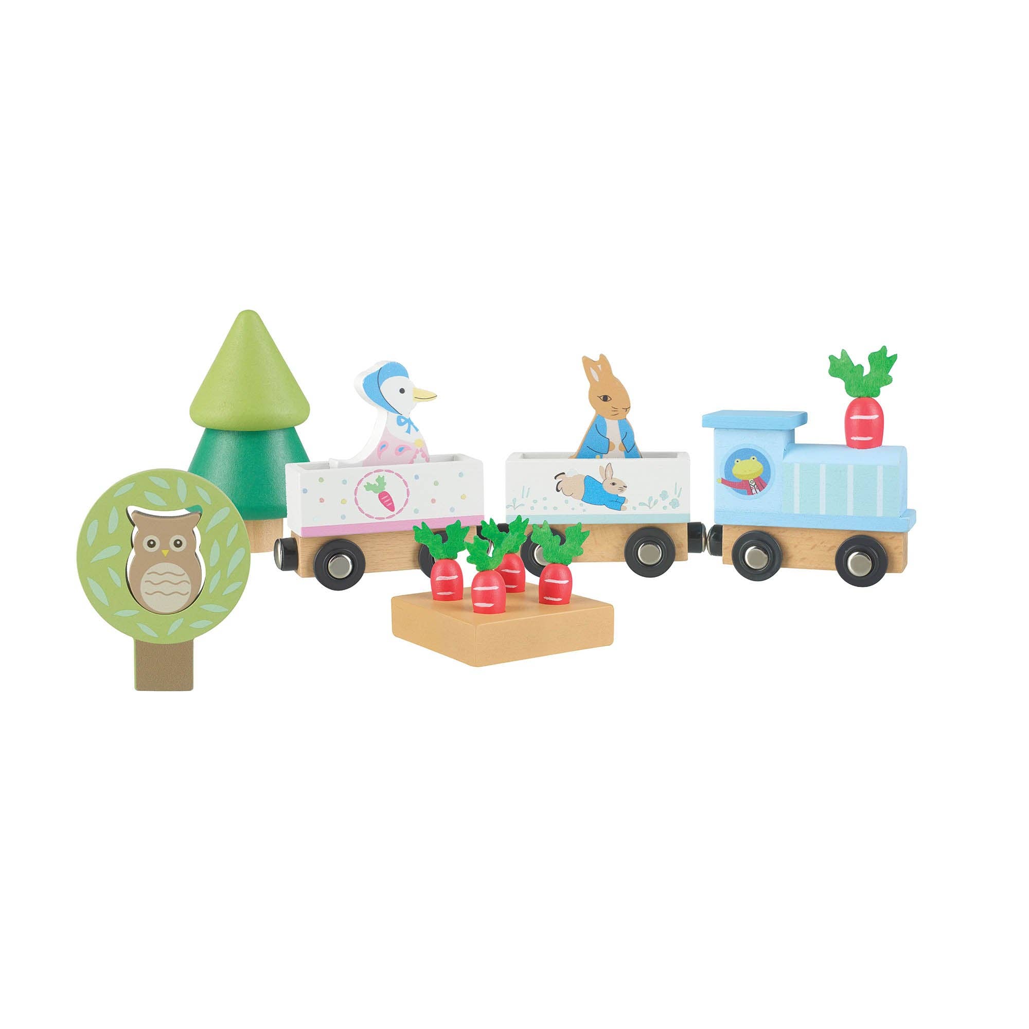 Peter Rabbit™ Wooden Train Track - Haliburtons & Co.