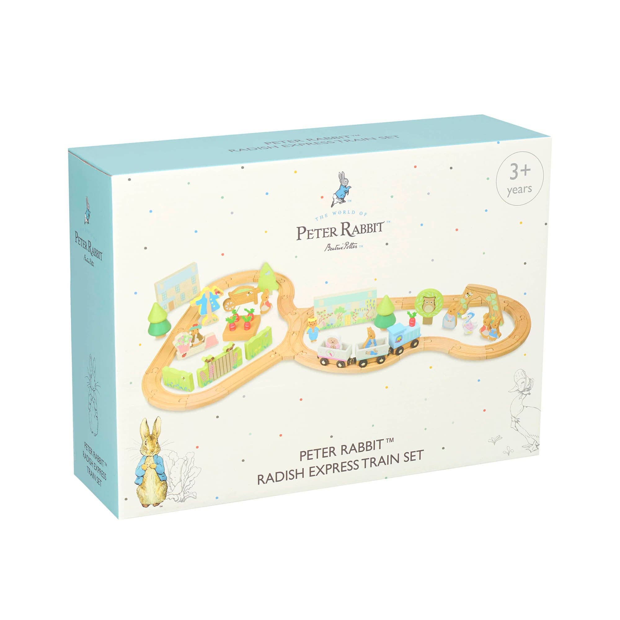 Peter Rabbit™ Wooden Train Track - Haliburtons & Co.