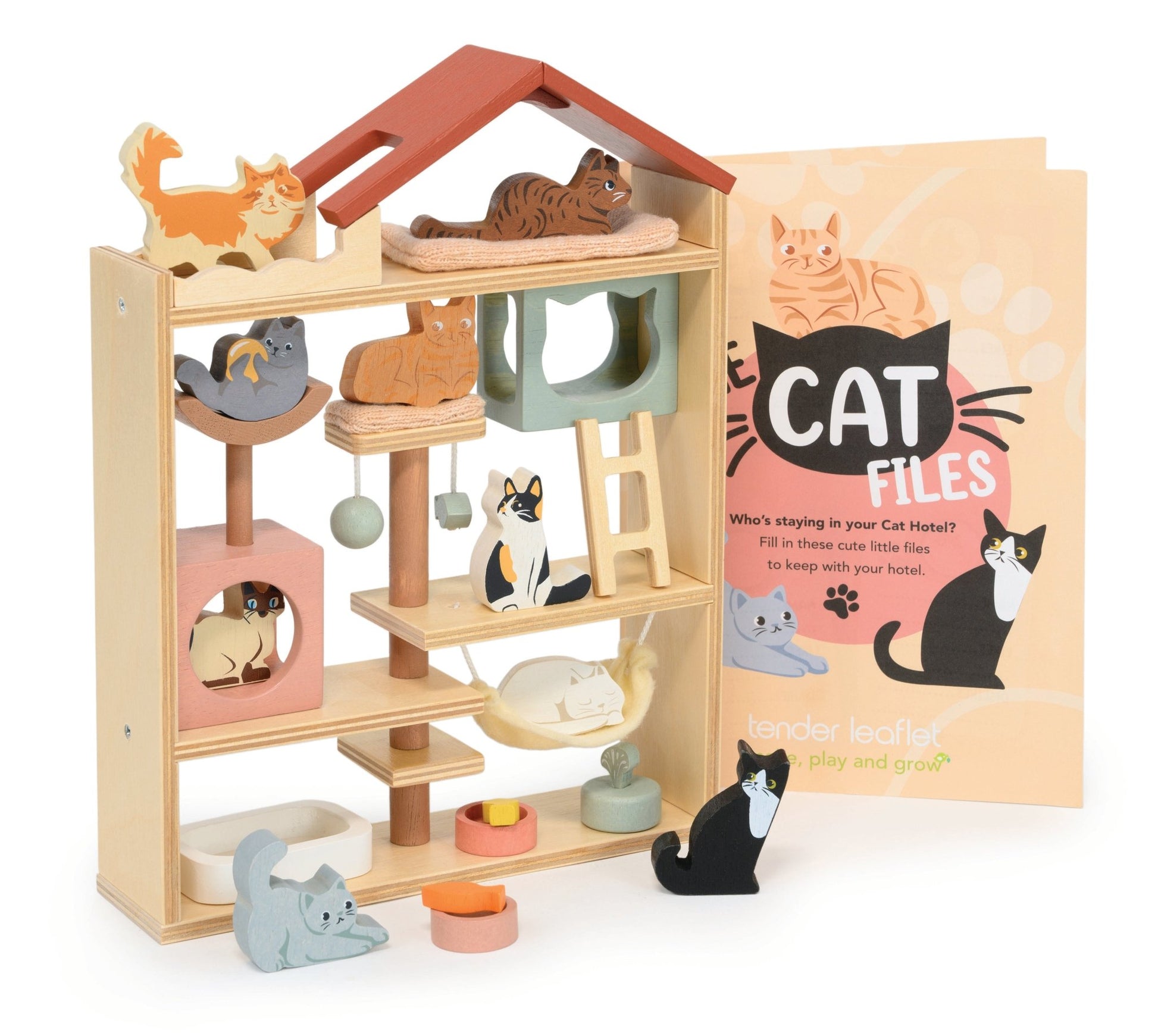 Purrrfect Cat Hotel – Tender Leaf Toys - Haliburtons & Co.