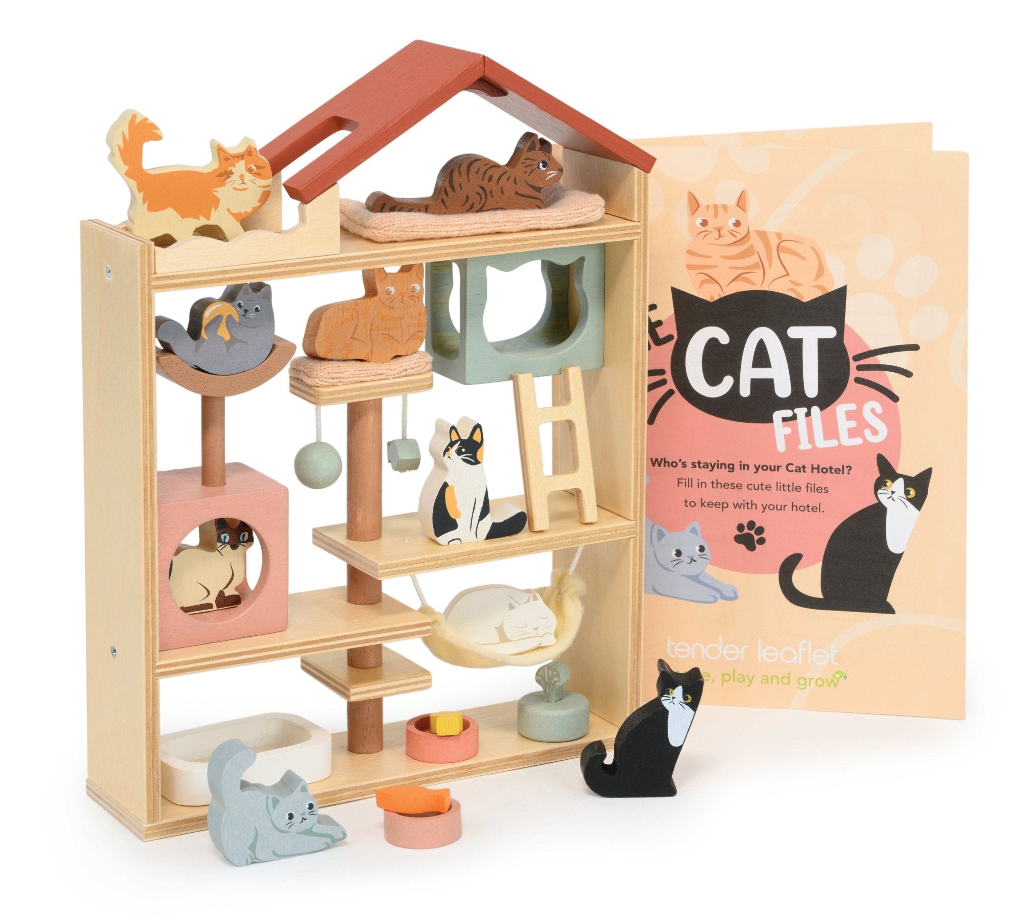 Purrrfect Cat Hotel – Tender Leaf Toys - Haliburtons & Co.